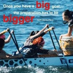 9. Your ambition is useless without execution
Many people have aspirations of being a better paddler, perhaps even on the national team. But unless you are prepared to put in the countless hours of training, you won&rsquo;t even come close to your go