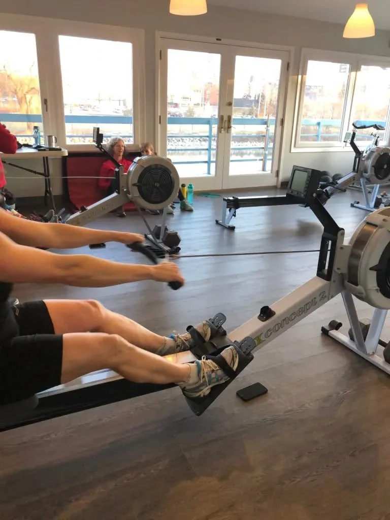 Day 7 (of Christmas) time to work out on the erg