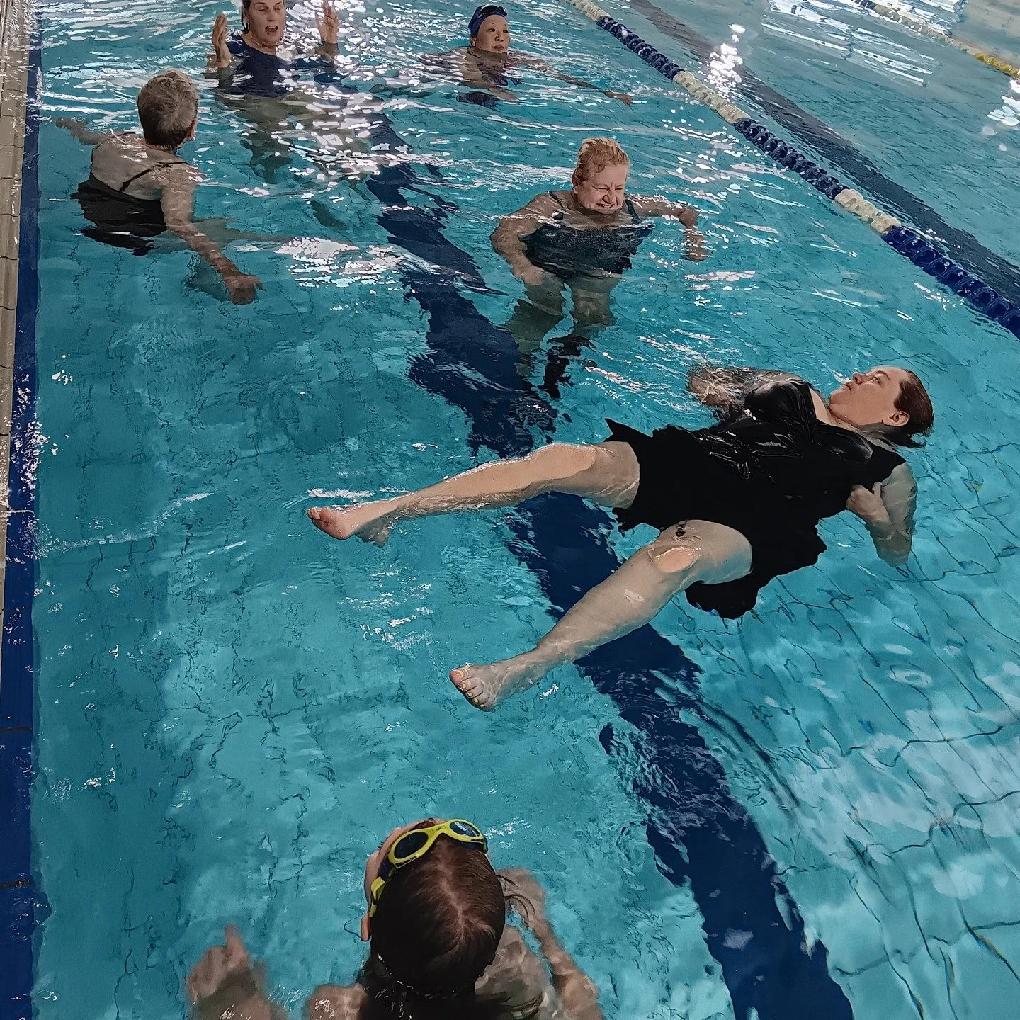 Swim test - tread water/float for 10minutes, completed for these Pinnacle Dragons 02nd Jan