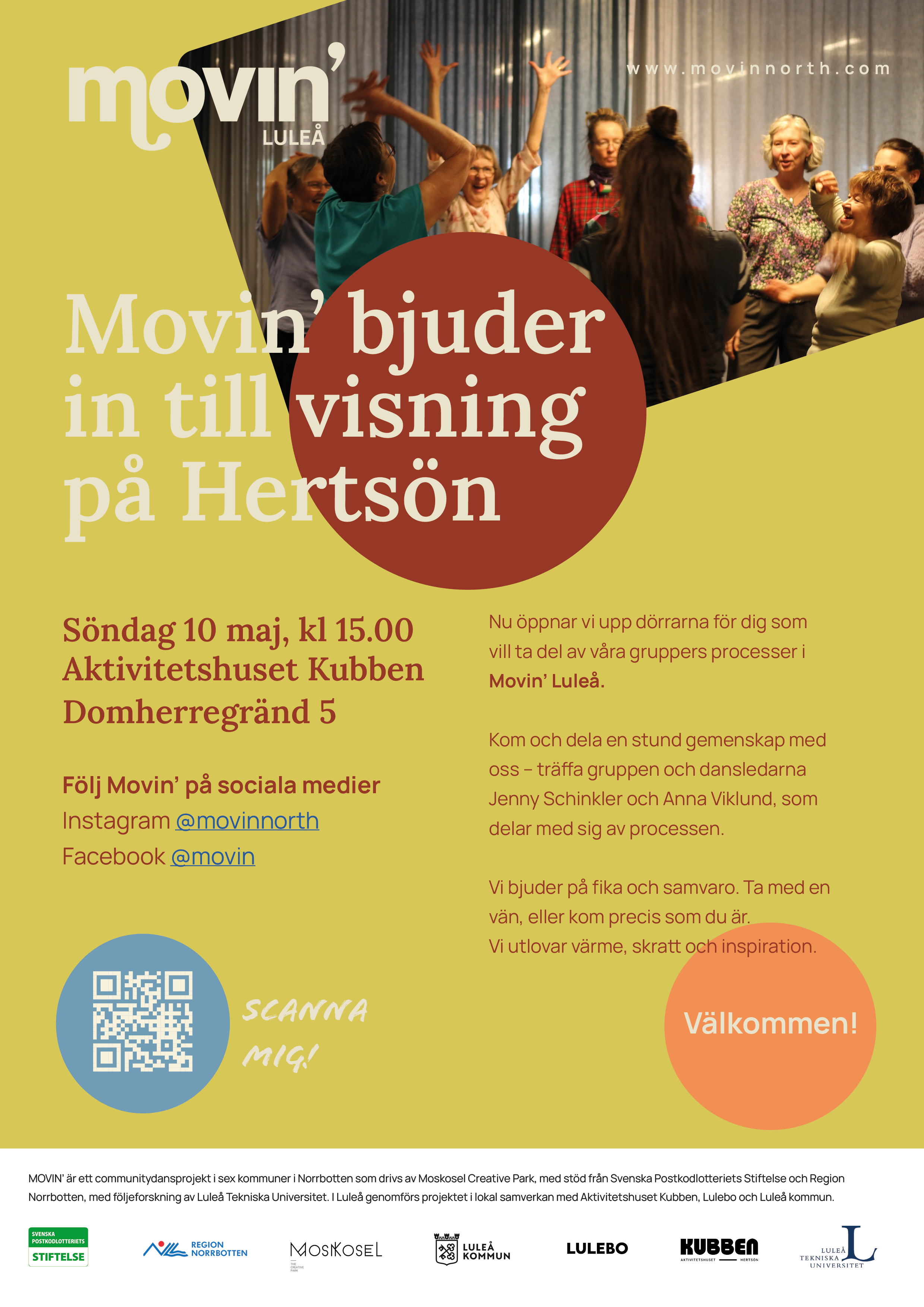 Movin’ Luleå visning på Hertsön