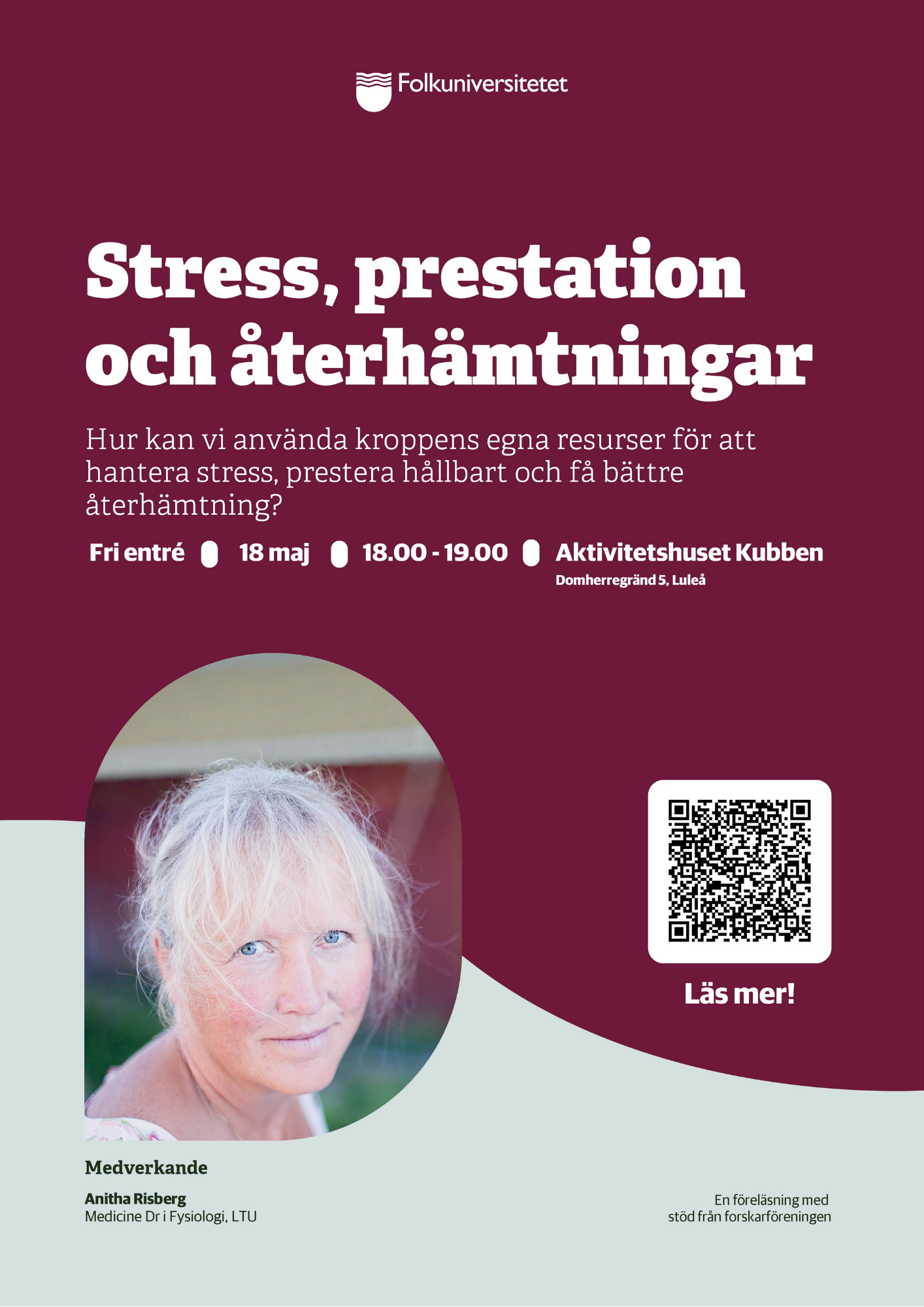 Stress, presentation och återhämtning