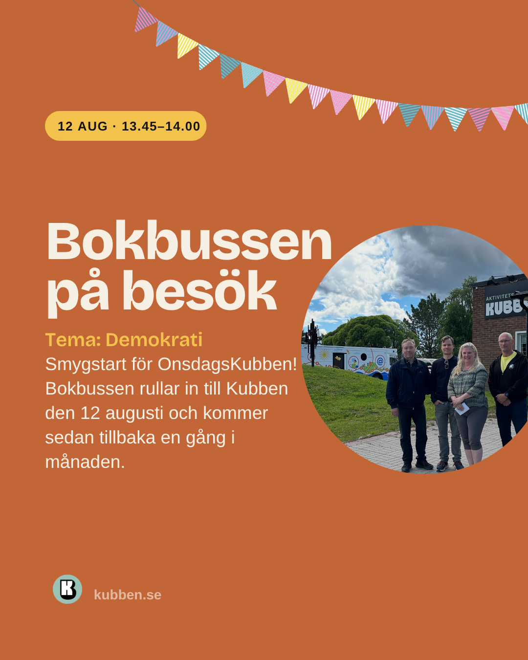 Bokbussen besöker Kubben i höst