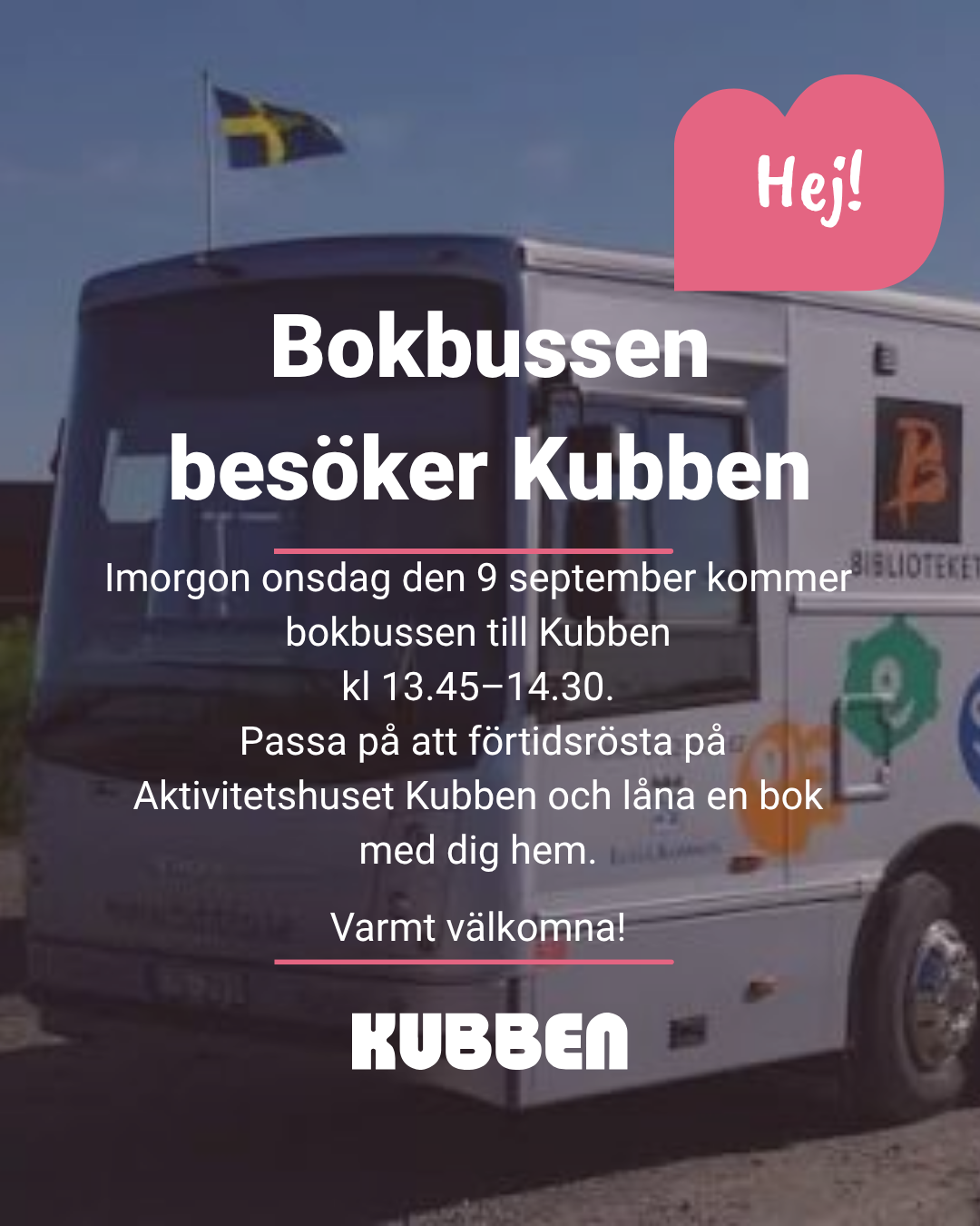 Bokbussen besöker Kubben