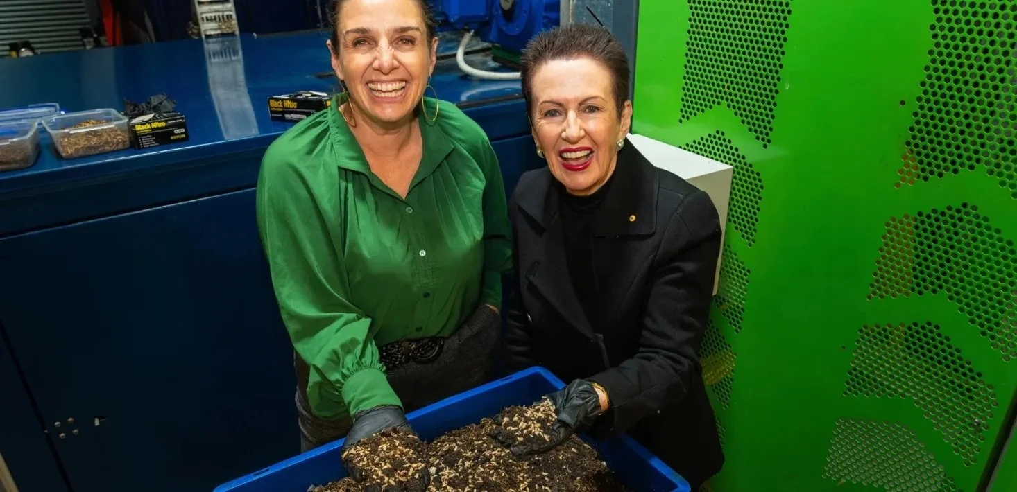 Goterra CEO Olympia Yarger with Lord Mayor of Sydney, Clover Moore AO.