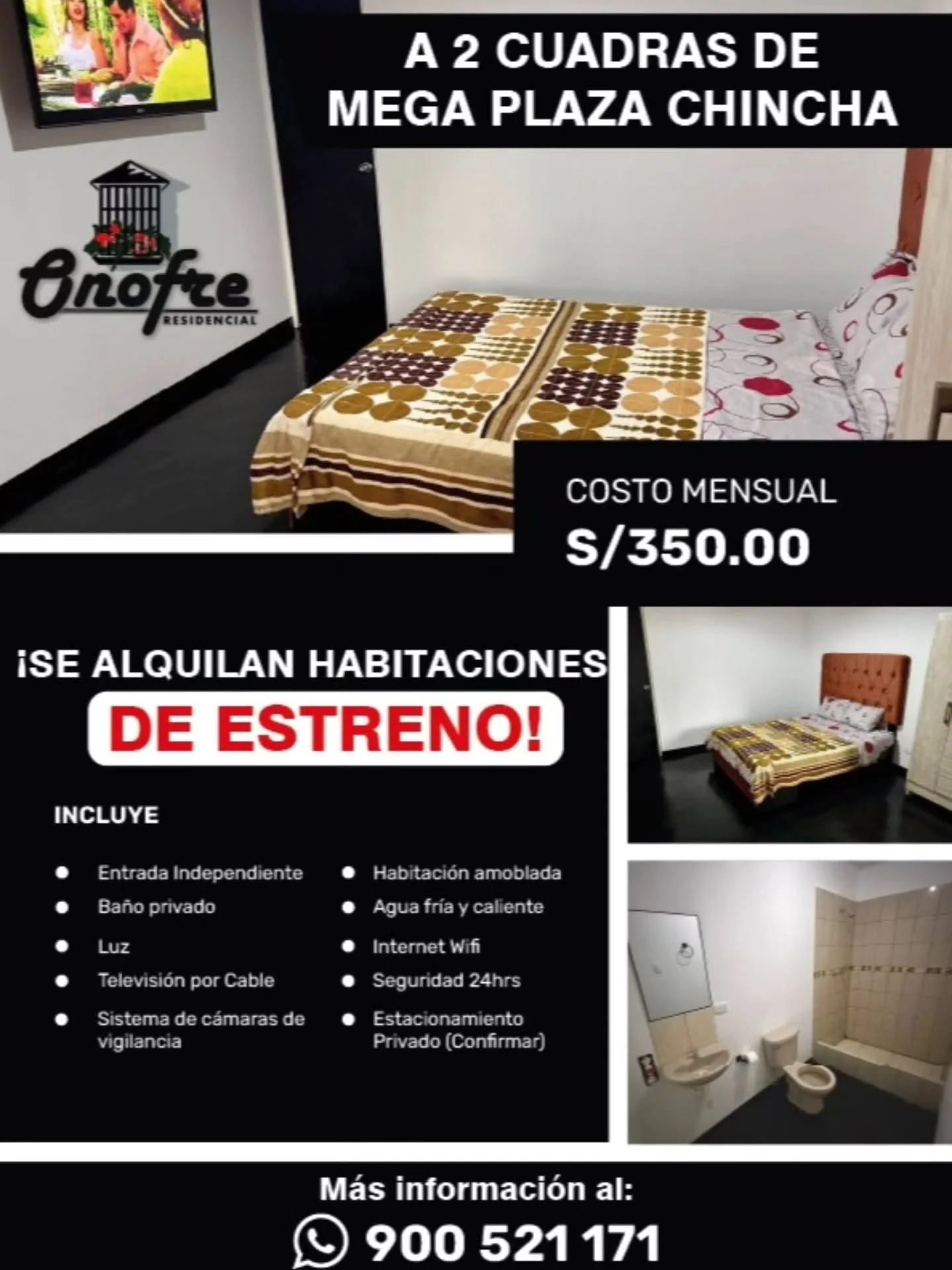 Alquiler de habitaciones de estreno!!! 🏠