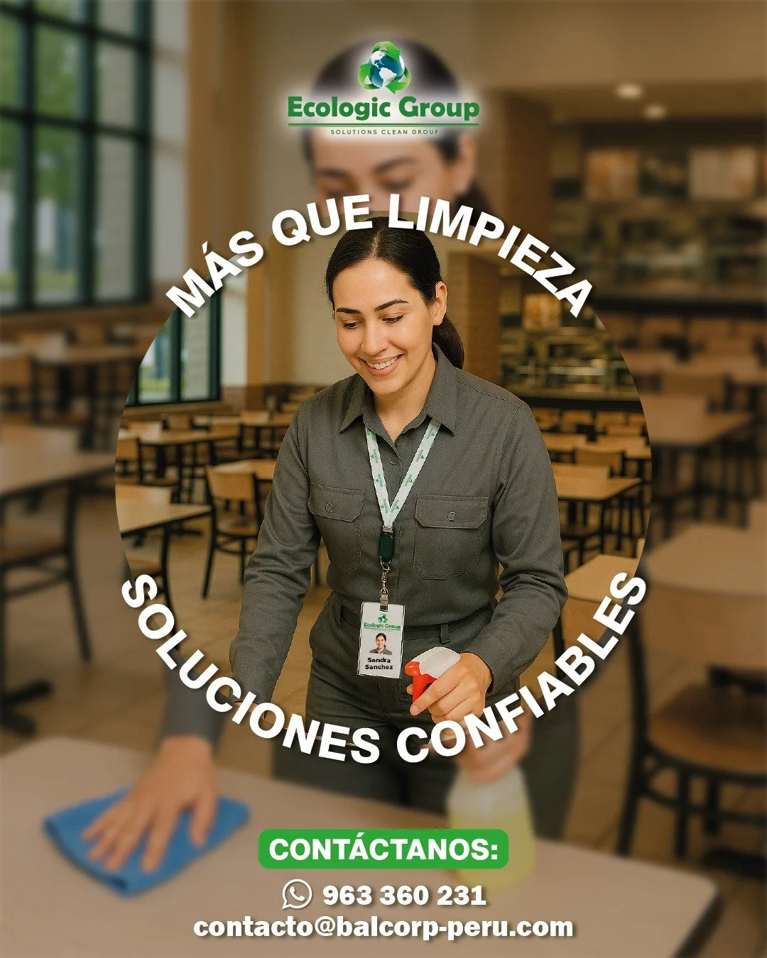 Detr&aacute;s de cada espacio limpio hay un equipo comprometido con los detalles 💪
En Ecologic Group, brindamos m&aacute;s que limpieza: ofrecemos tranquilidad, orden y cuidado para tus espacios comerciales y corporativos 🧽

🔗 Vis&iacute;tanos en:
