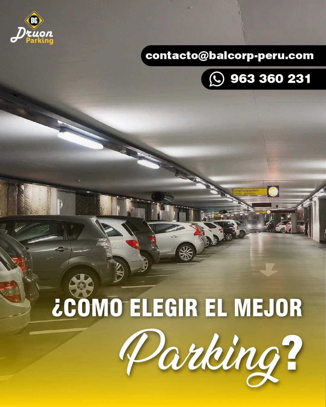 🚗✨ &iquest;C&oacute;mo elegir el mejor parking?
La respuesta est&aacute; en la seguridad, comodidad y confianza que ofrecemos en Druon Parking.

Conoce nuestras razones para ser tu mejor elecci&oacute;n y estaciona con tranquilidad.
👉 https://druon