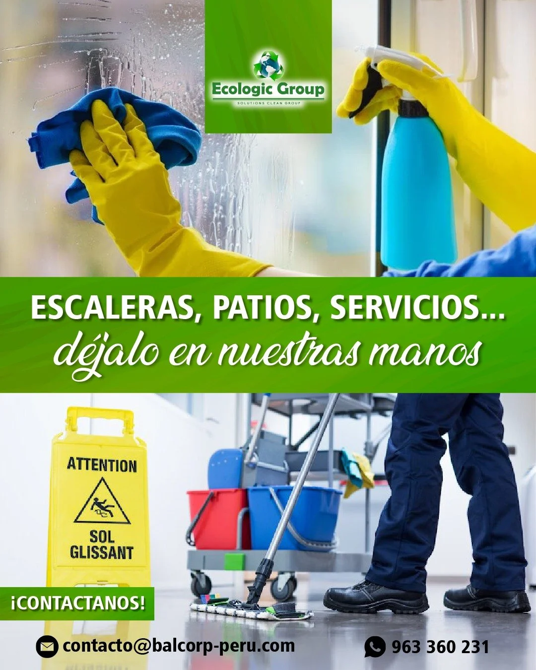 Detr&aacute;s de cada espacio limpio hay un equipo que trabaja con compromiso y dedicaci&oacute;n. 💚
En Ecologic Group, transformamos la limpieza en una experiencia de orden y bienestar para todos los visitantes. ✨

🌐 https://ecologicgrp-peru.com/
