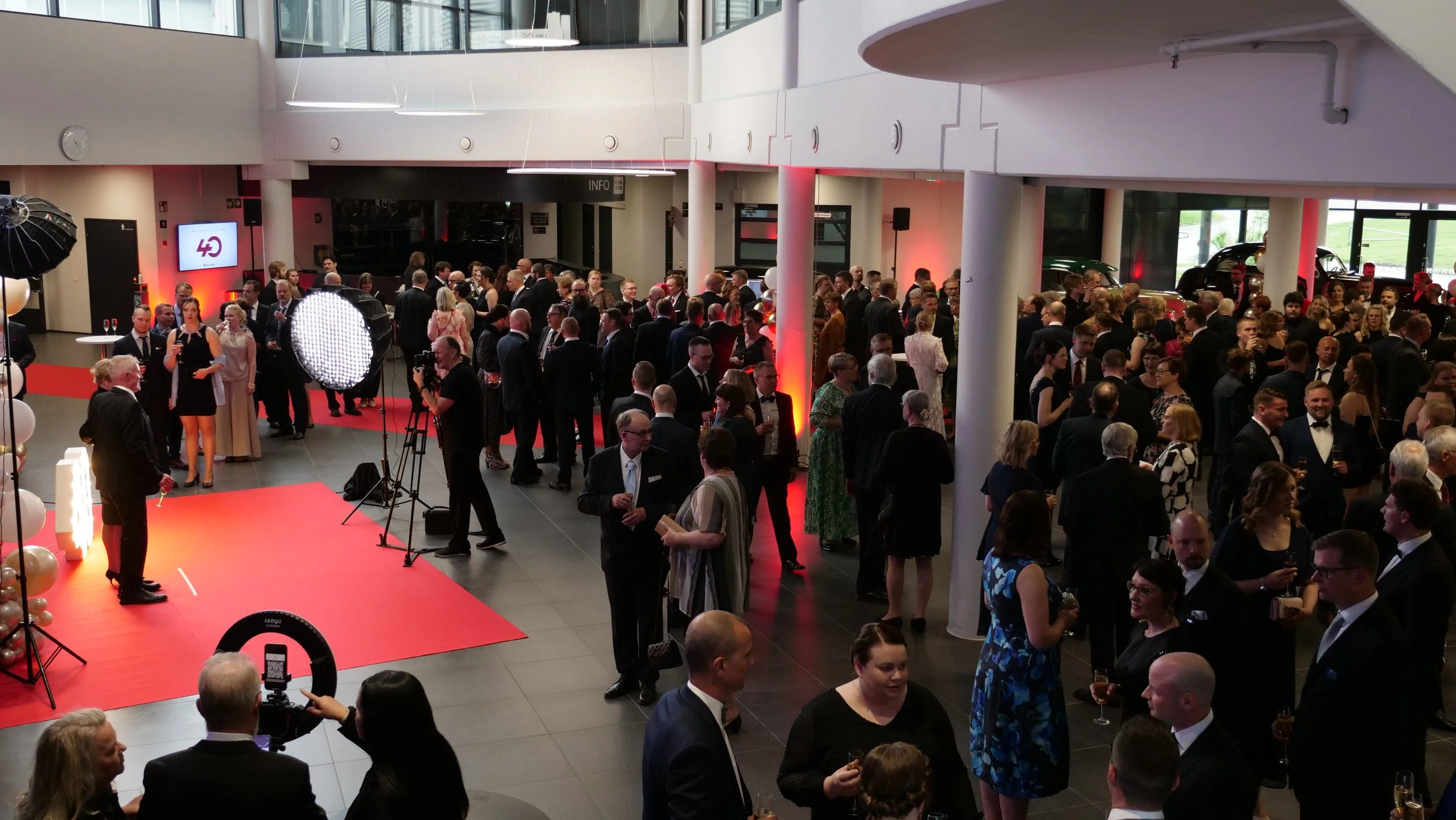 Raumaster Oy’s 40th anniversary celebration at Turku Fair Center