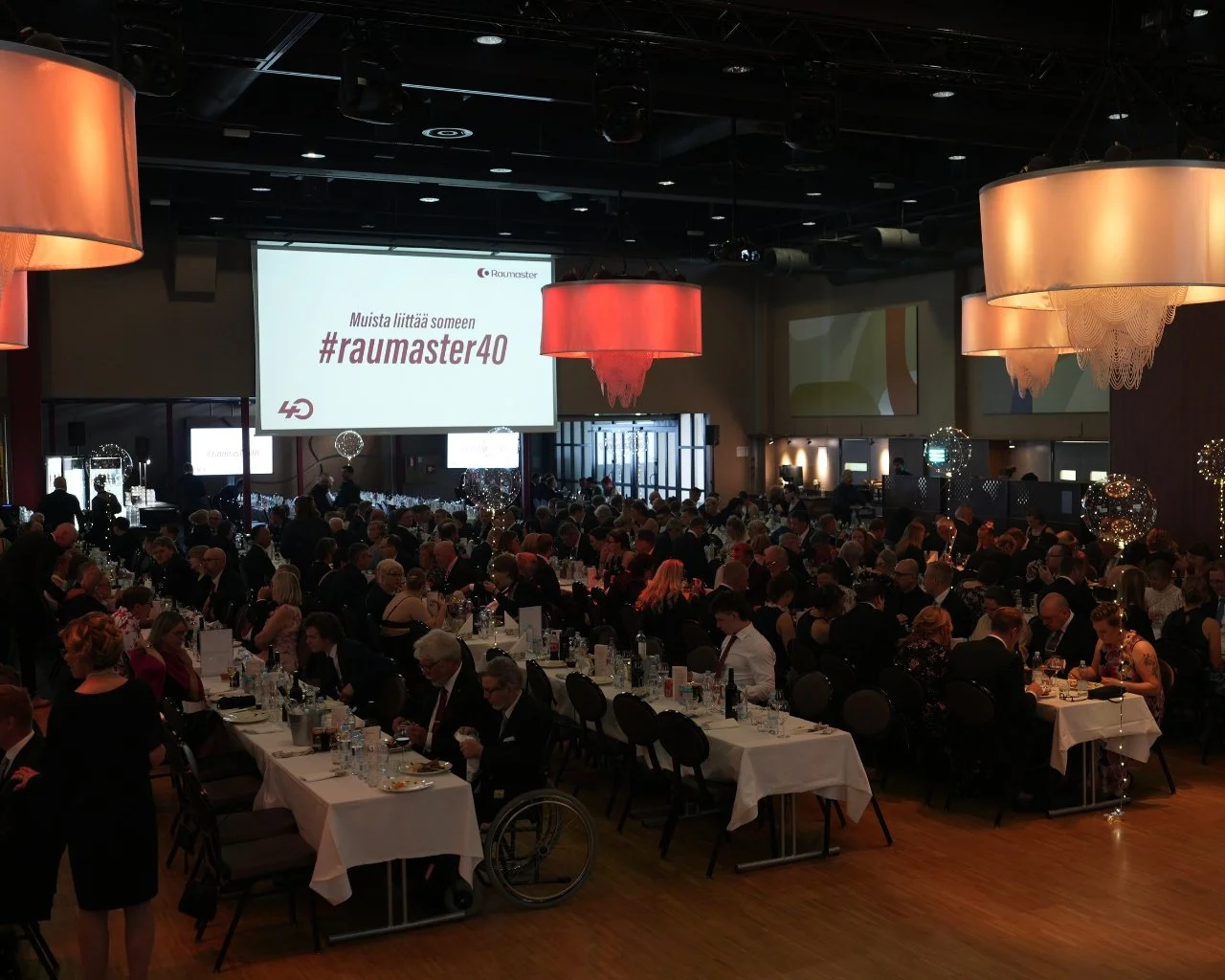 Raumaster 40 celebration with nearly 500 professionals