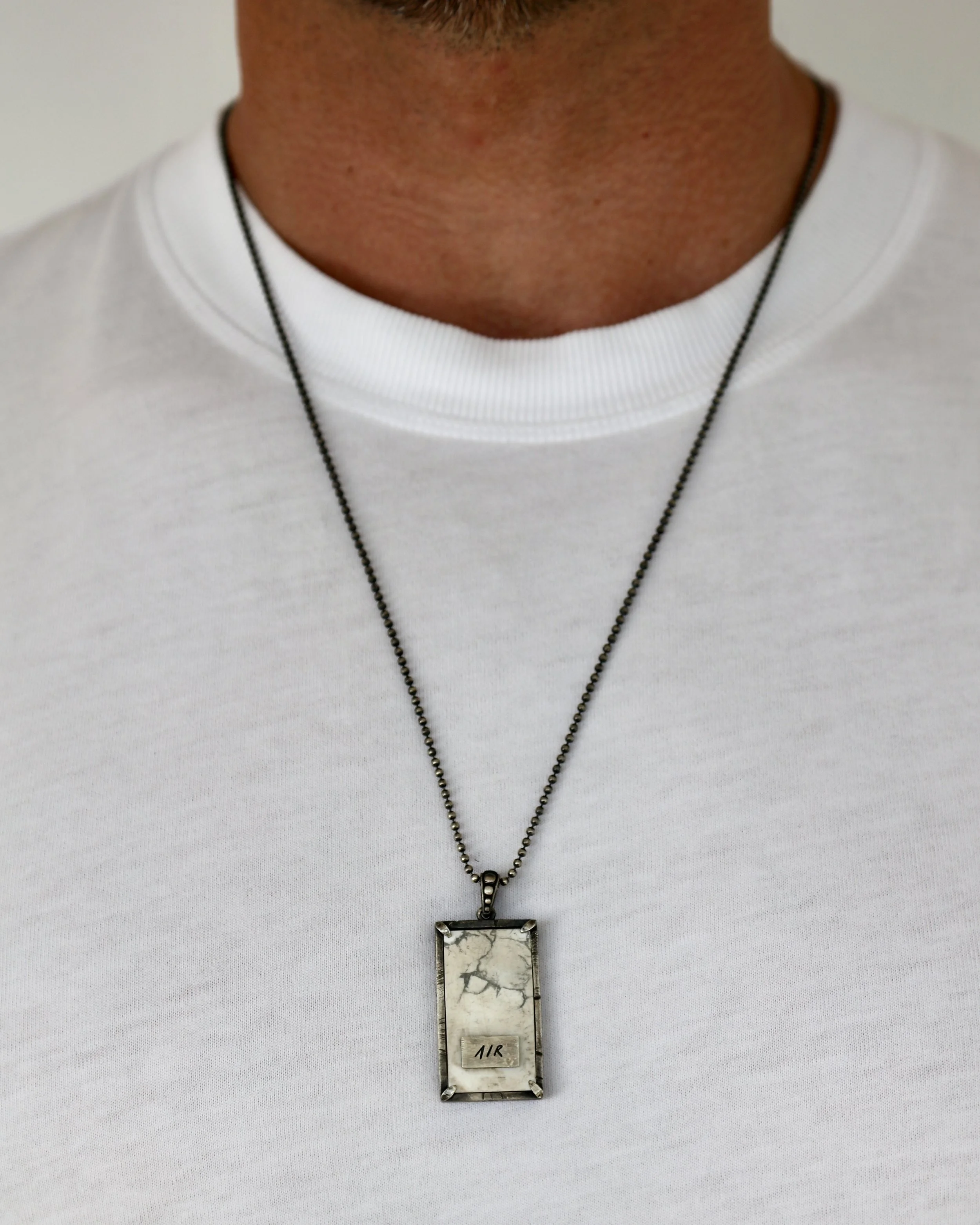 Air White Howlite Pendant.jpg