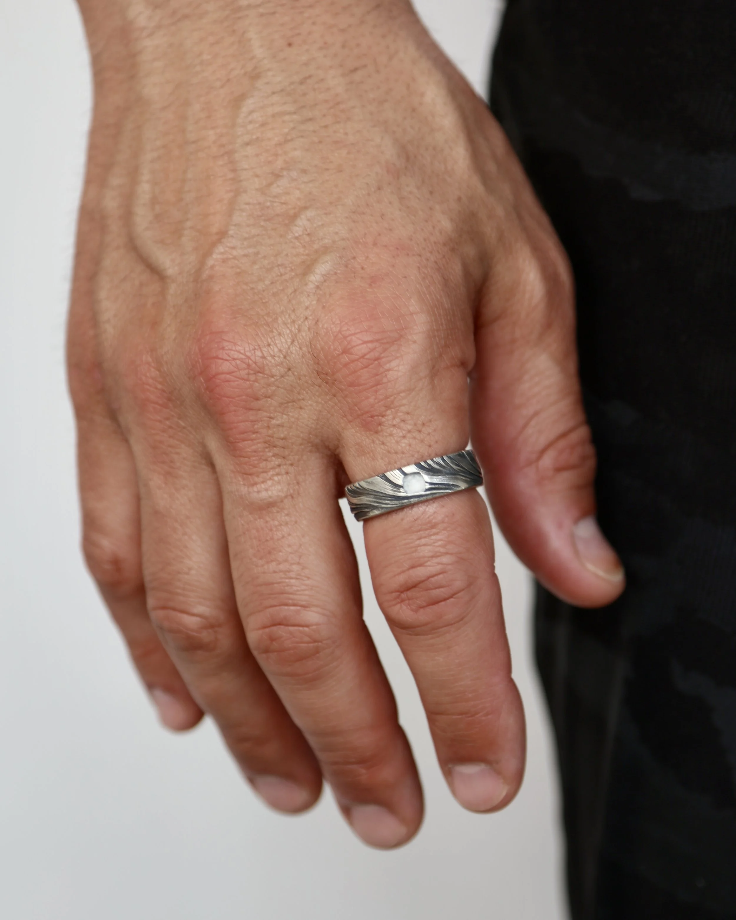 Air White Howlite Ring.jpg