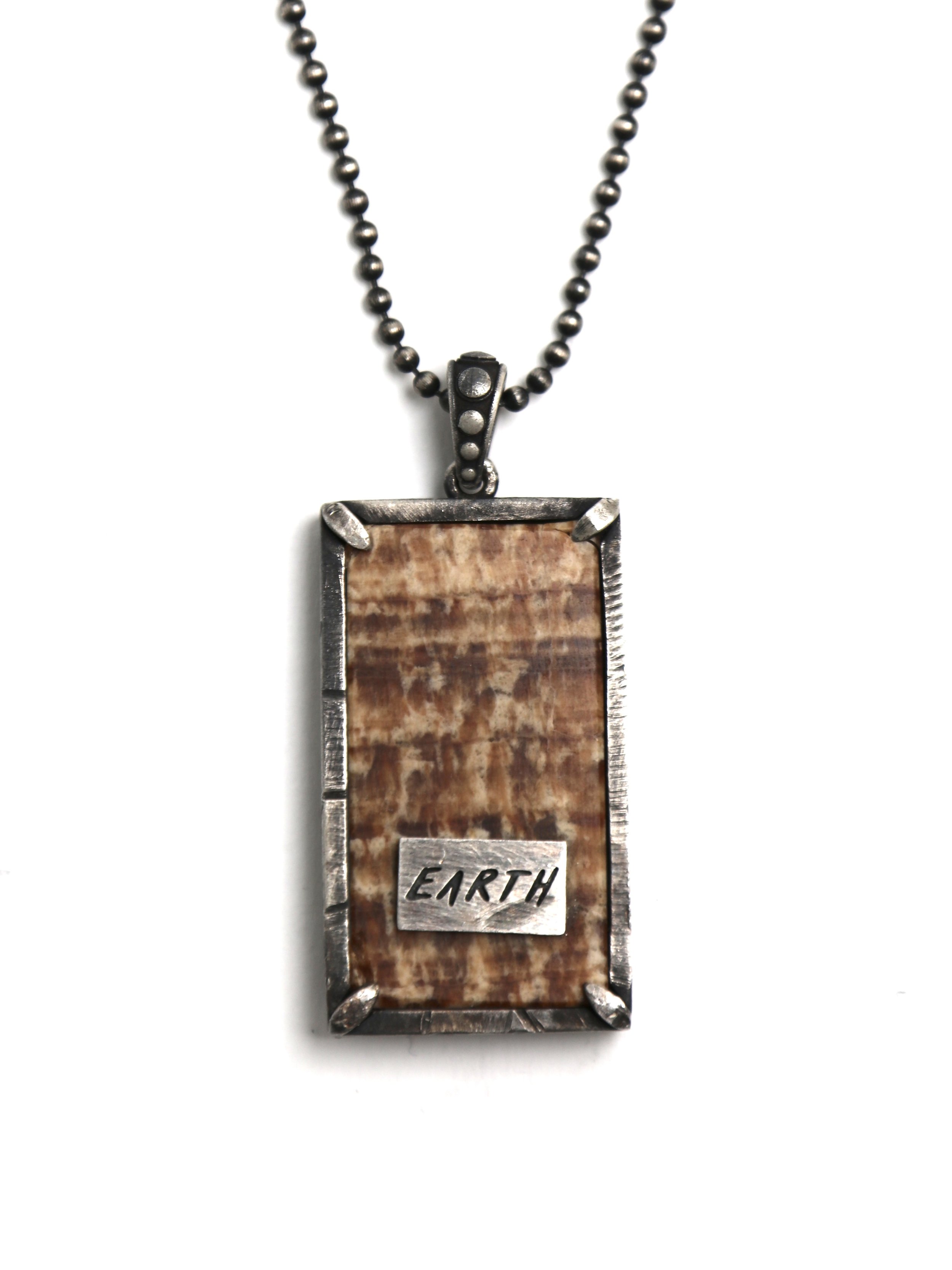 PICTURE JASPER EARTH PENDANT