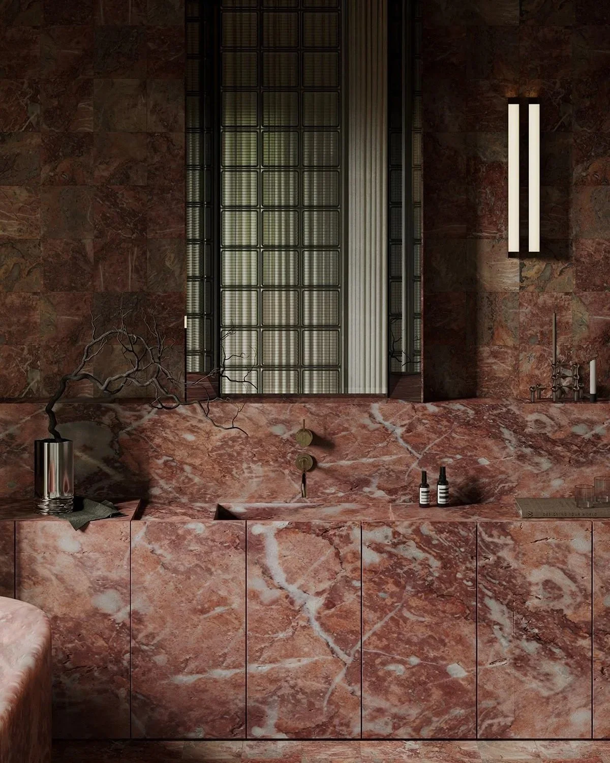 Stone drenching - a természetes kő luxus enteriőr trendje