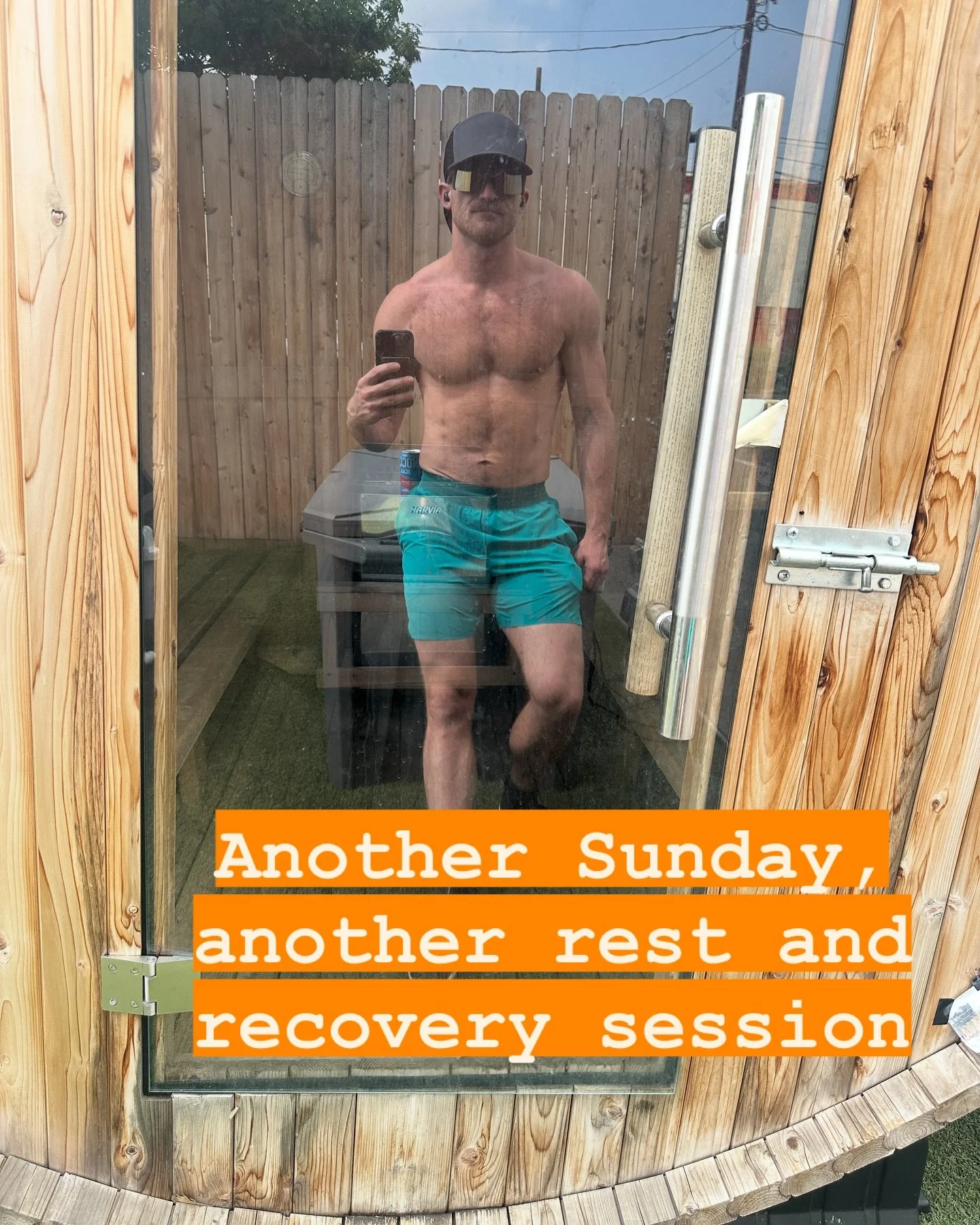 Nothing better than sauna and cold plunge on a sunny day