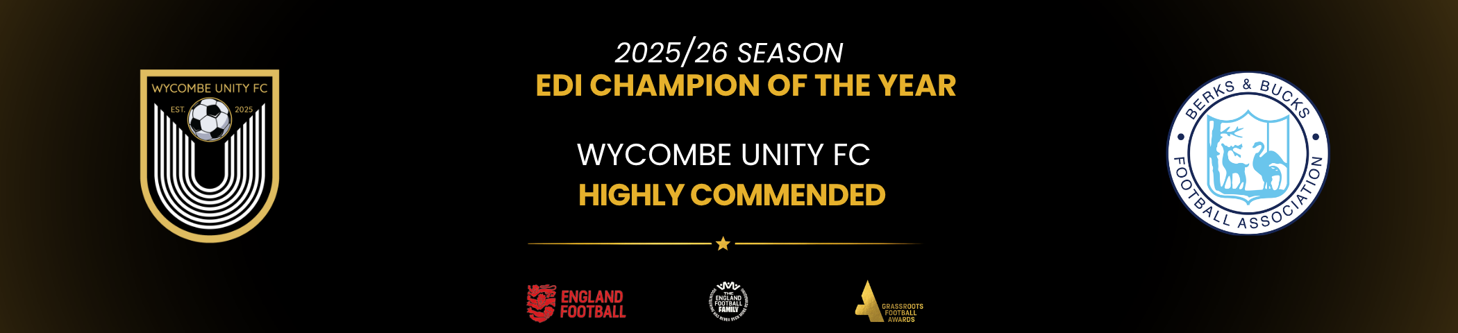 A Fantastic EDI Achievement for Wycombe Unity FC