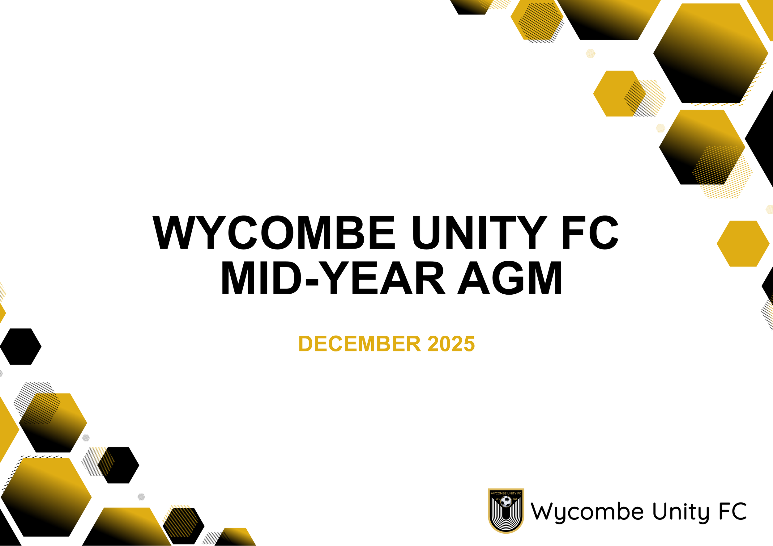 Wycombe Unity FC Celebrates Progress at Mid-Season AGM