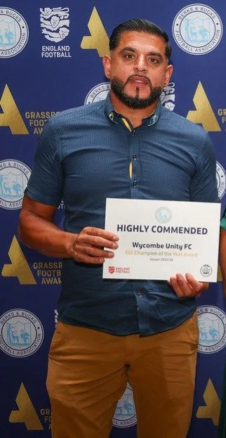 Wycombe Unity FC Named Joint Runners-Up for EDI Award