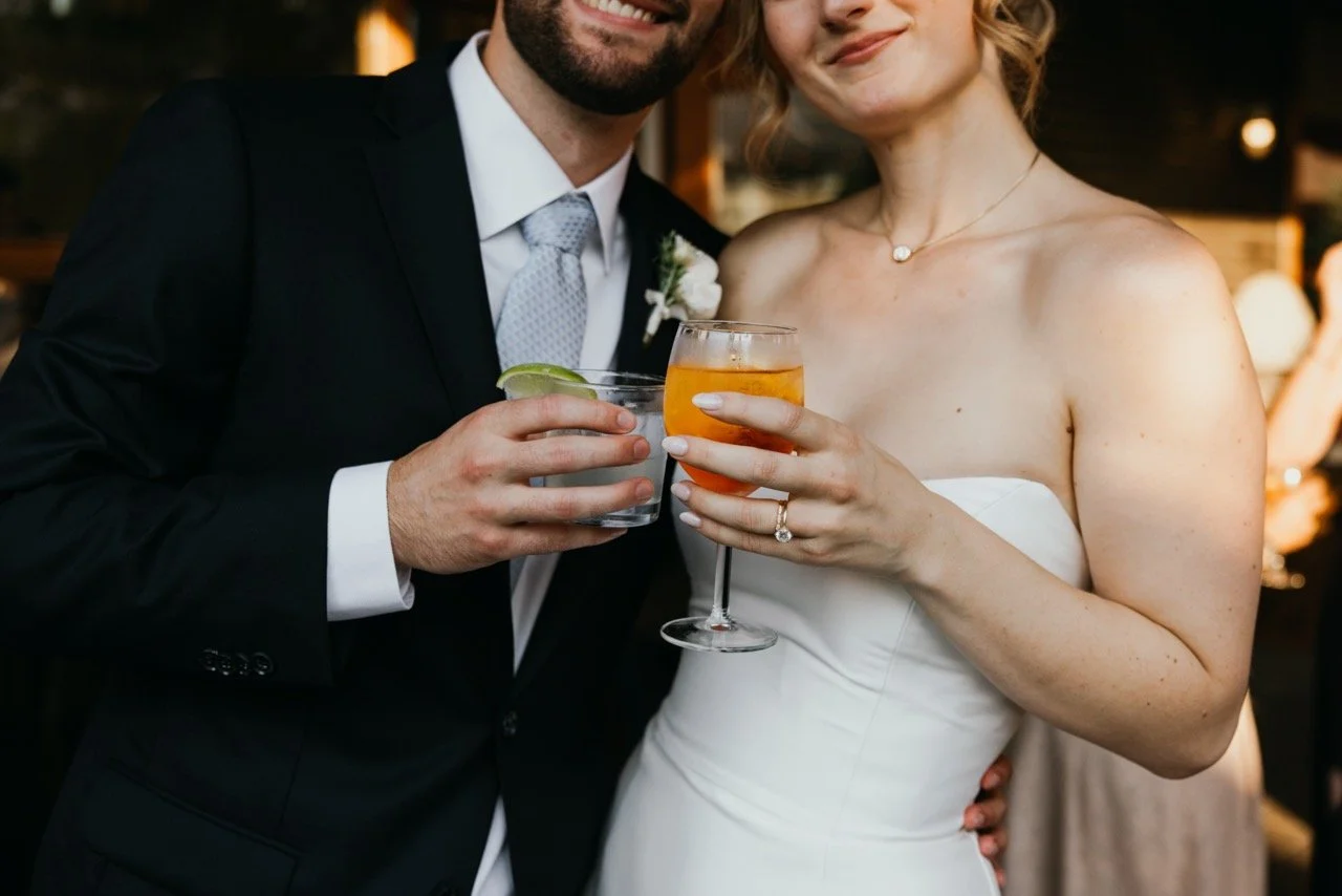Bride Groom Cocktails Portland Wedding Planning