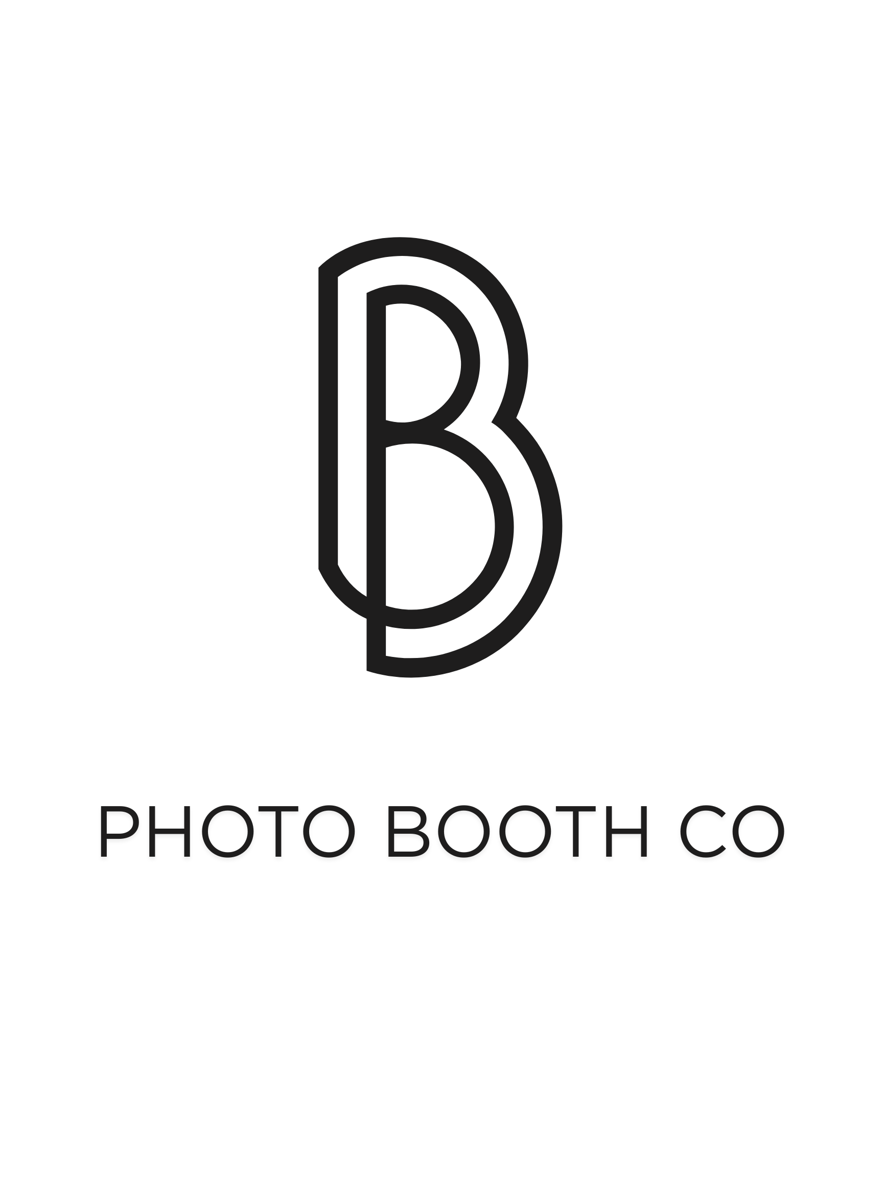 B Photo Booth Co Logo