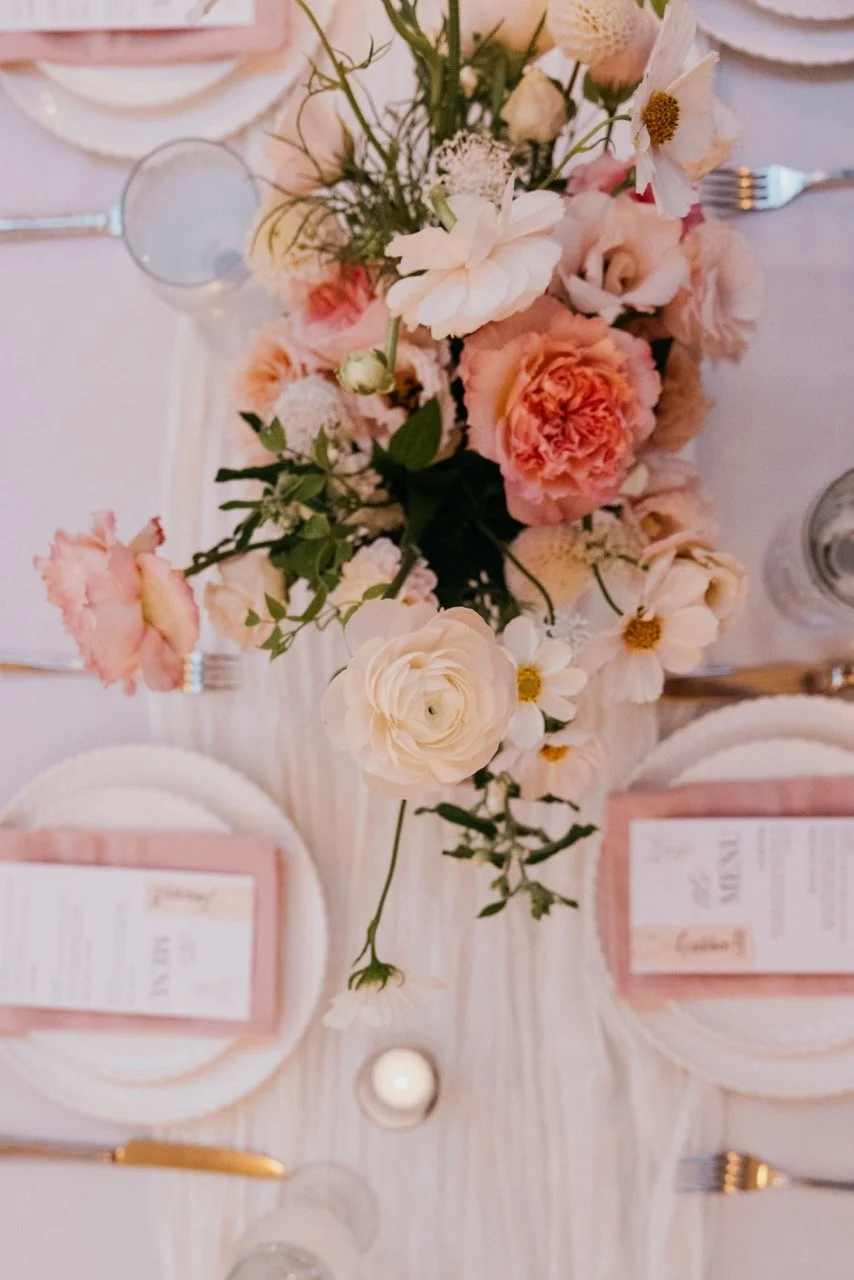Wedding Centerpiece Florals Menu PNW Wedding Planning
