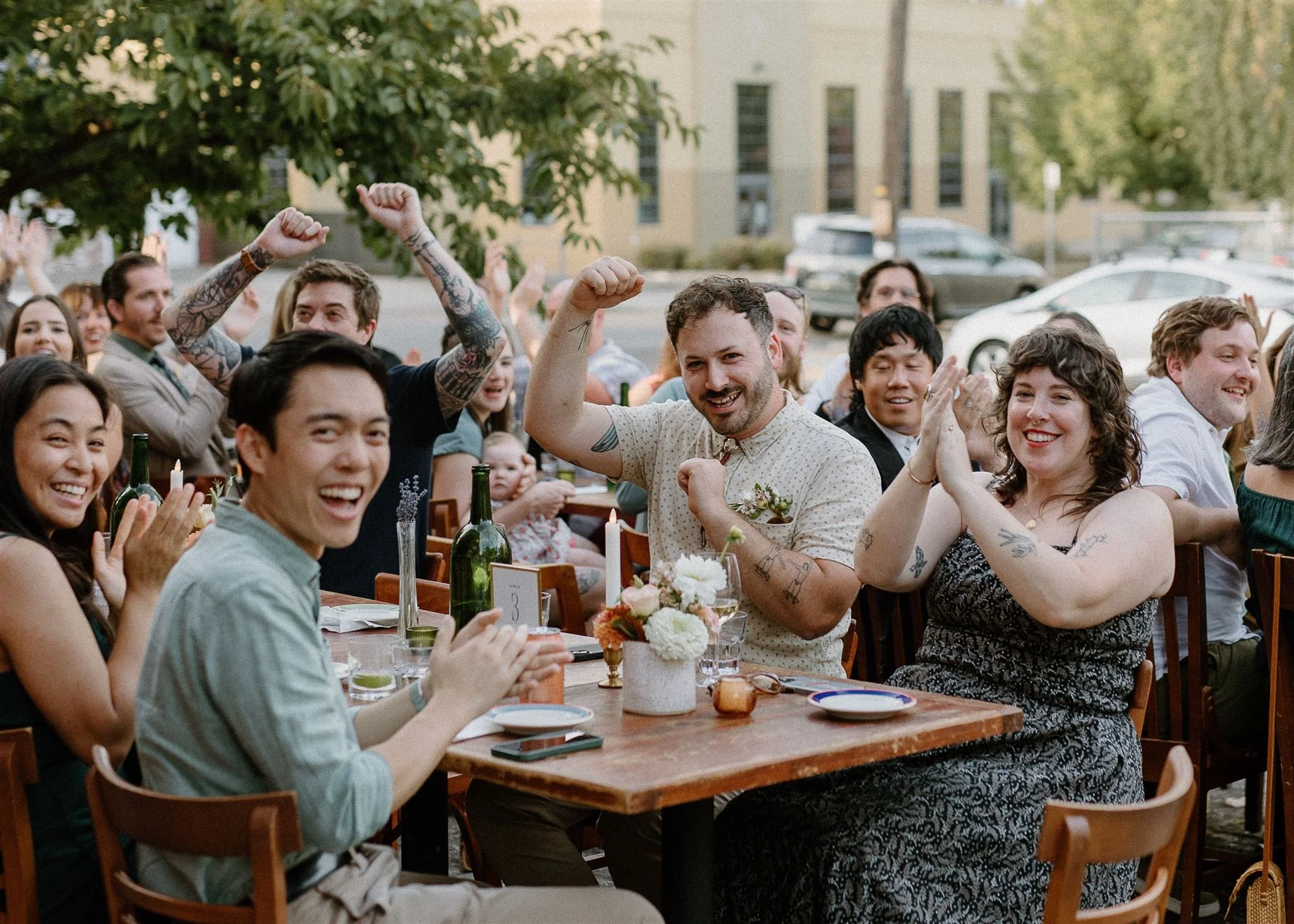 Guests Cheering