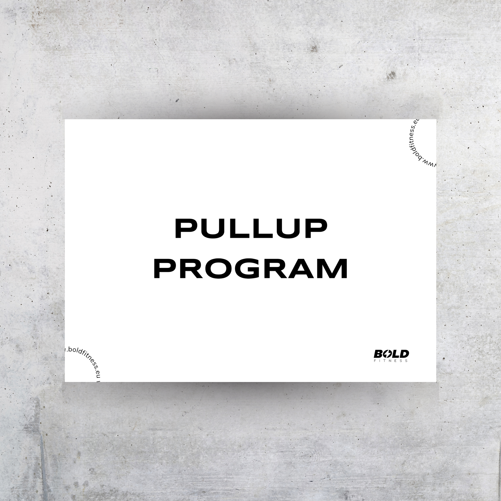 PULLUP PROGRAM