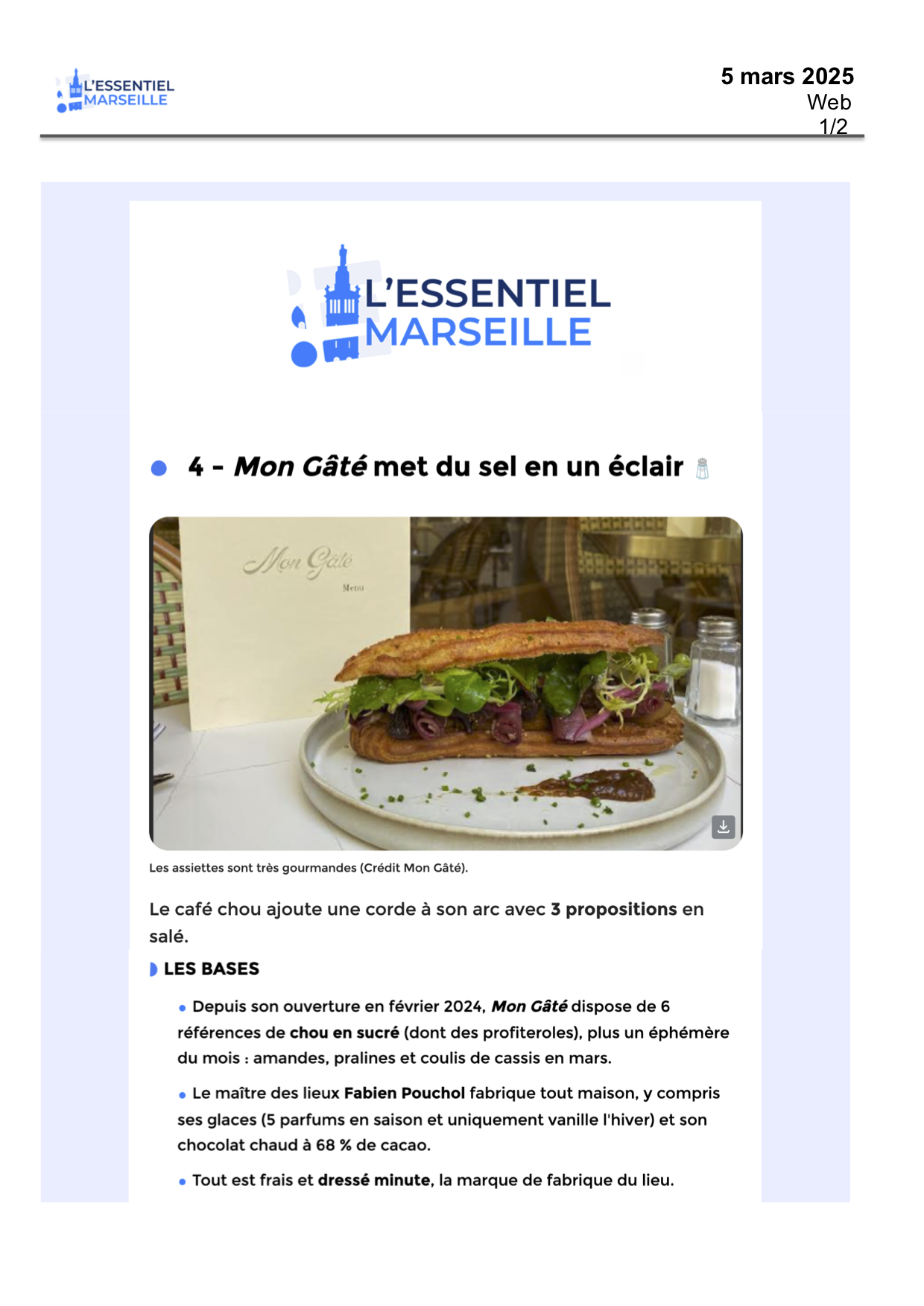 L'Essentiel- 05-03-25 - RP Mon Gâté