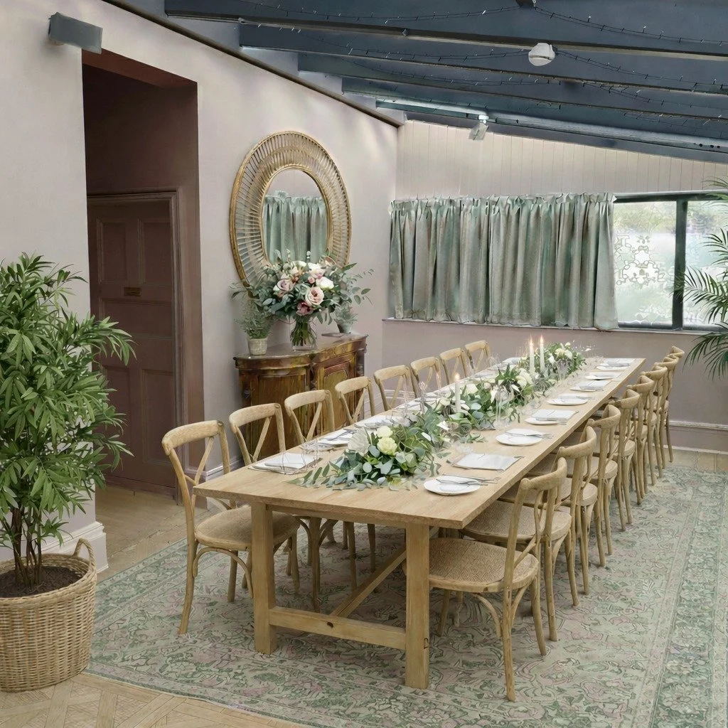 ✨ BIG REVEAL (Almost!) ✨
We&rsquo;ve been busy bees behind the scenes, and we can finally give you a sneak peek at our newest addition: The Conservatory. 🌿

Whether you&rsquo;re planning an intimate celebration or a professional escape, this light-f