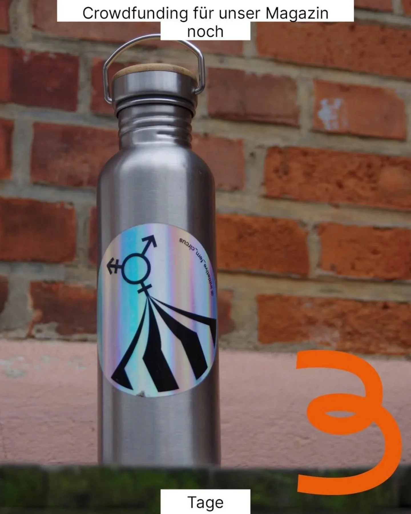 ONLY 3 DAYS LEFT to donate for our new magazine. We are missing 400&euro; to our funding goal! So let's introduce the last but not least reward on our kickstarter:
The dazzling ifc hologram sticker as a set of three.
Brighten up your city, your circu
