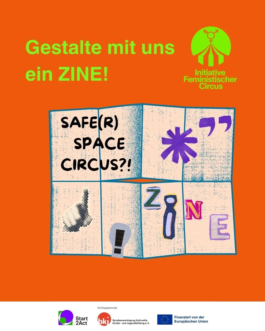 Zine mitgestalten - “Safe(r) space circus”