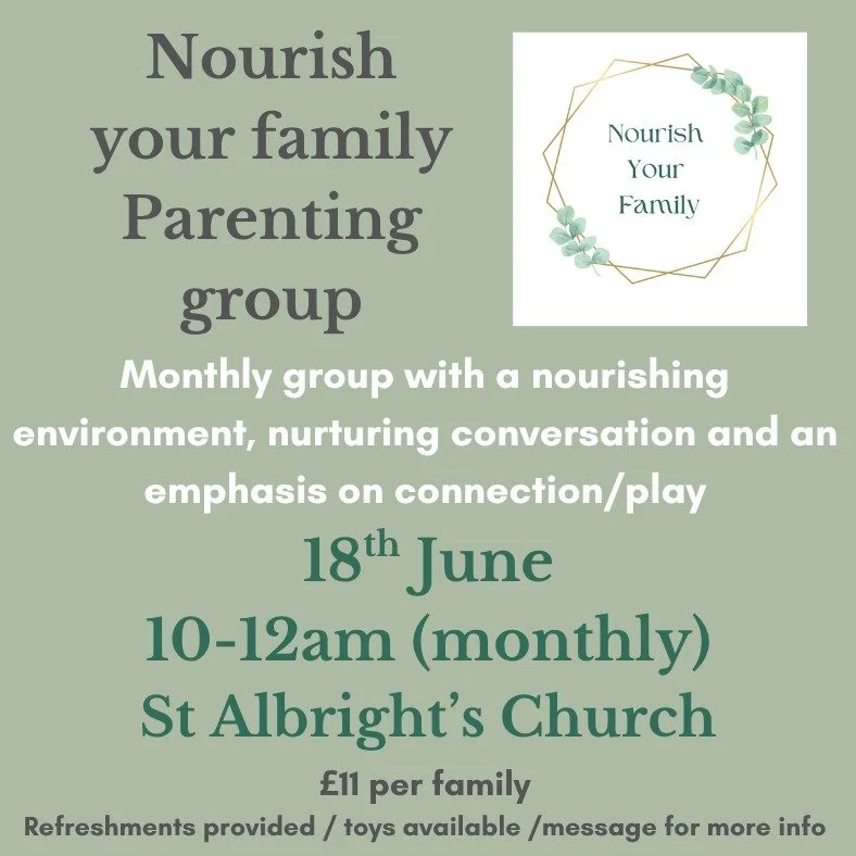 Next PARENTING group date
Open to all parents whatever age your children are.
Last month in the space we communed and discussed to many rich and beautiful elements of parenting.
I hold the space - you come as you are.
Be hosted, rest, relax and enjoy