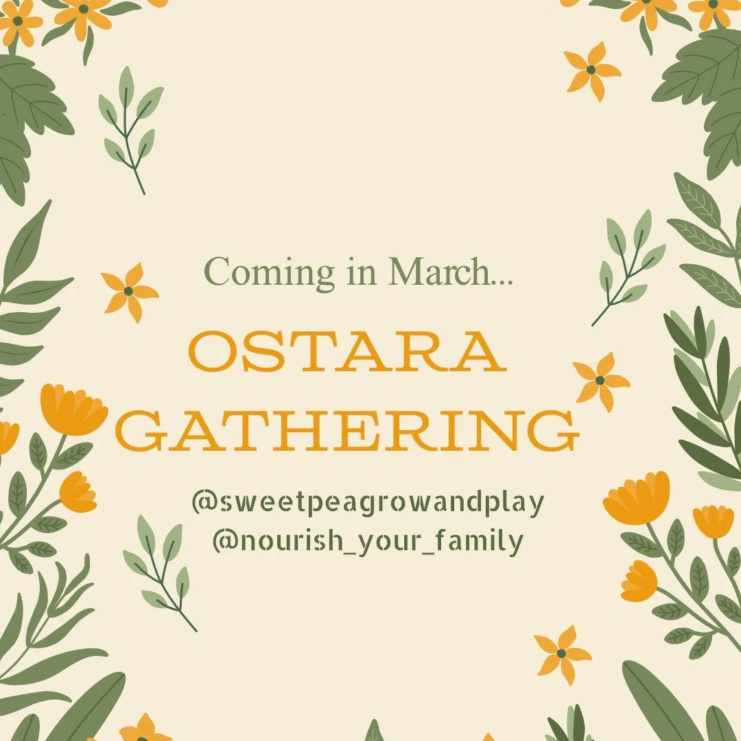 Date to be announced soon.
Come and celebrate the nature of SPRING with us 
@sweetpeagrowandplay 
@nourish_your_family 

In Boxted, Colchester. Families interested in nature and connecting through play and nourishing activities.