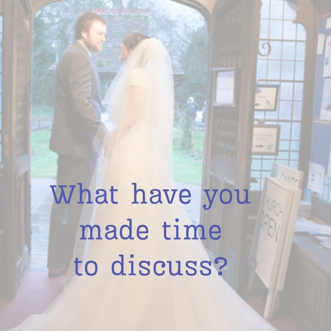 After 13 years of marriage, 4 children and journeying with another soul for 16 years - I pose this question.

What have you made time to discuss?

As a family and a partnership, prioritising time to communicate with each other has not been easy or pe