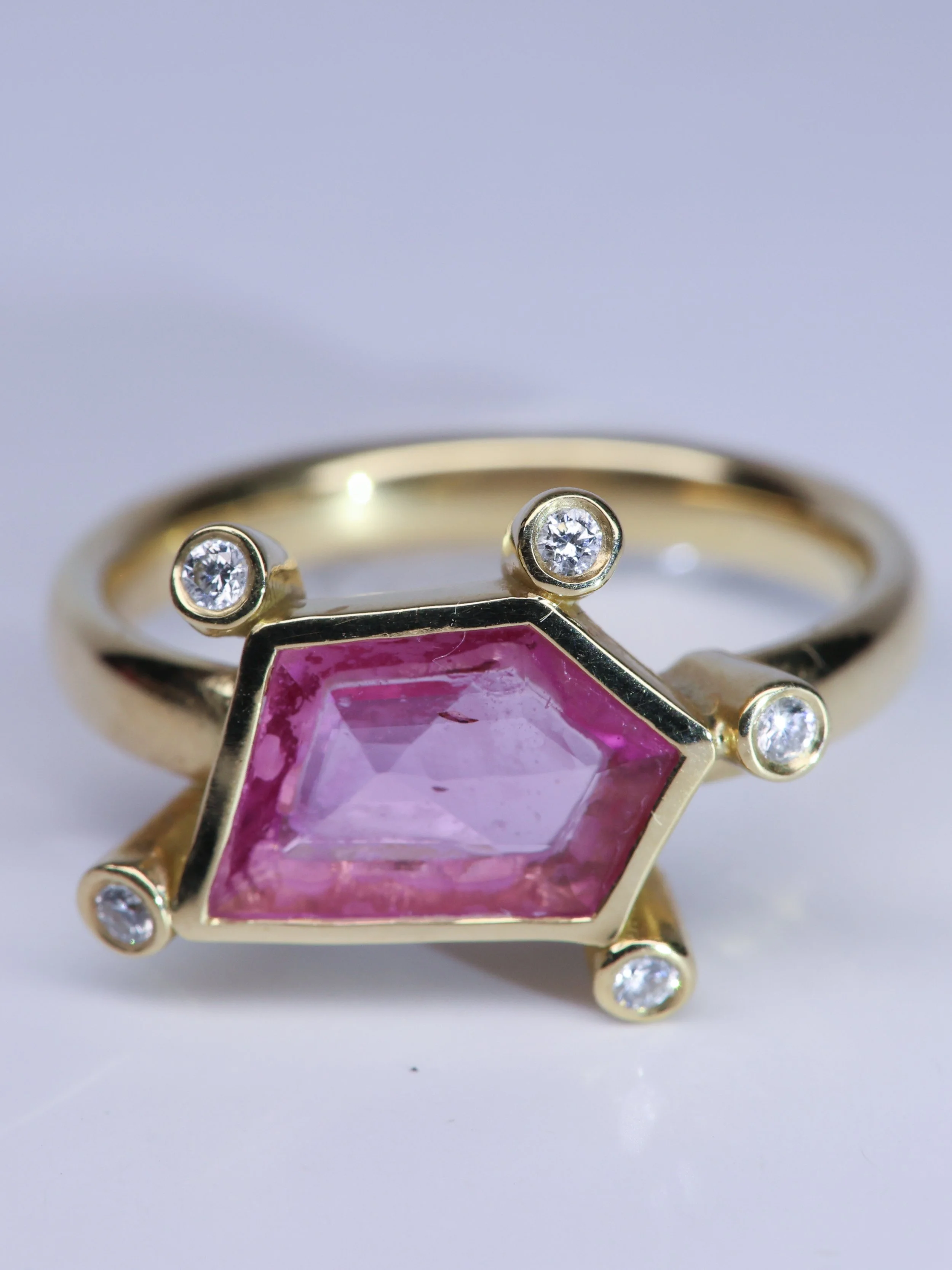 The Pink Pentagon Ring