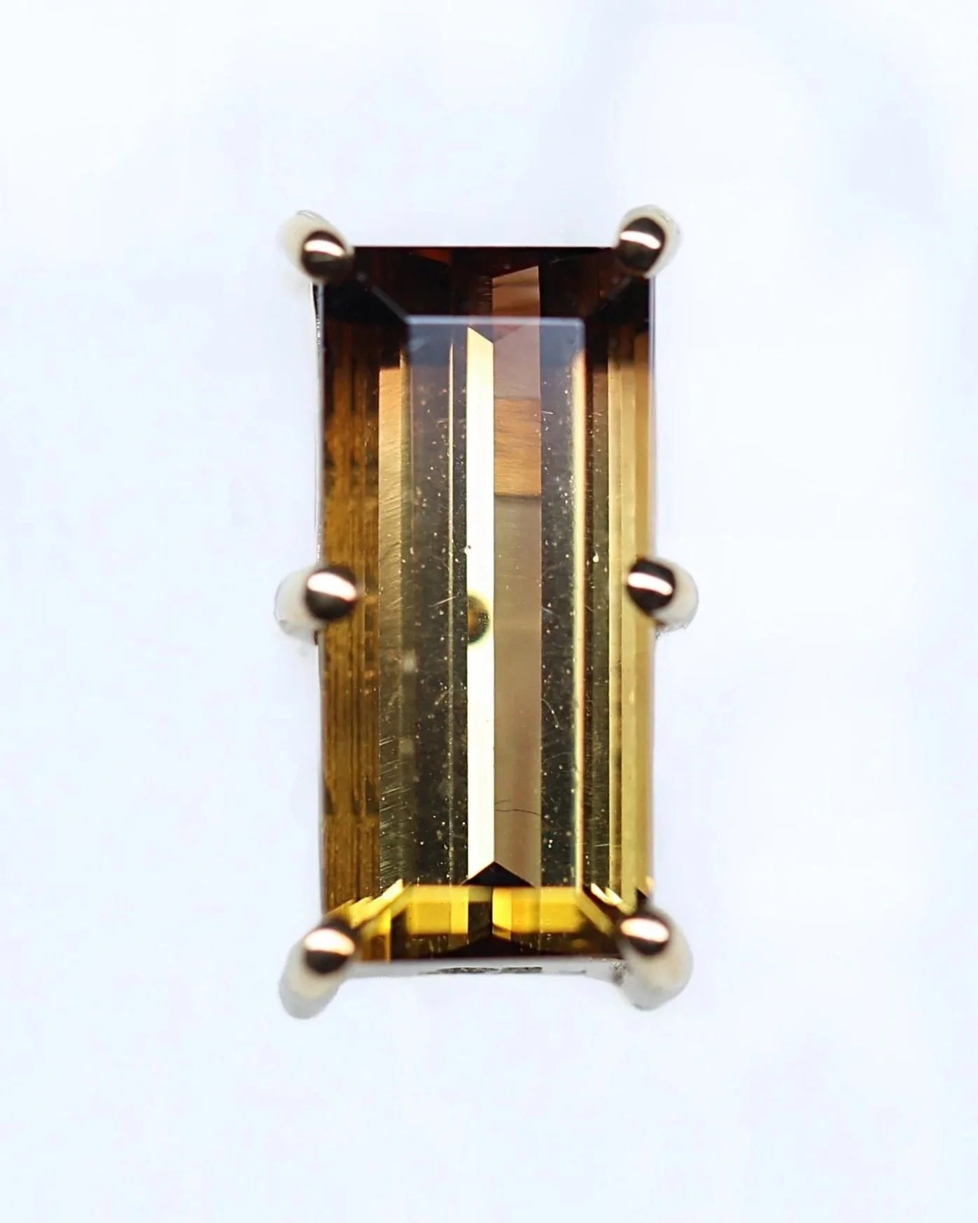 Amber Tourmaline Earring