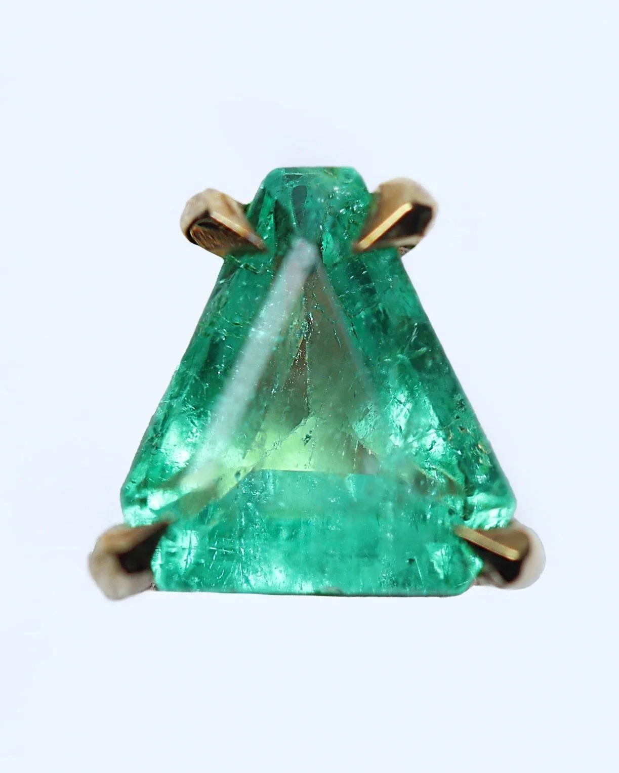 Emerald Triangle Stud