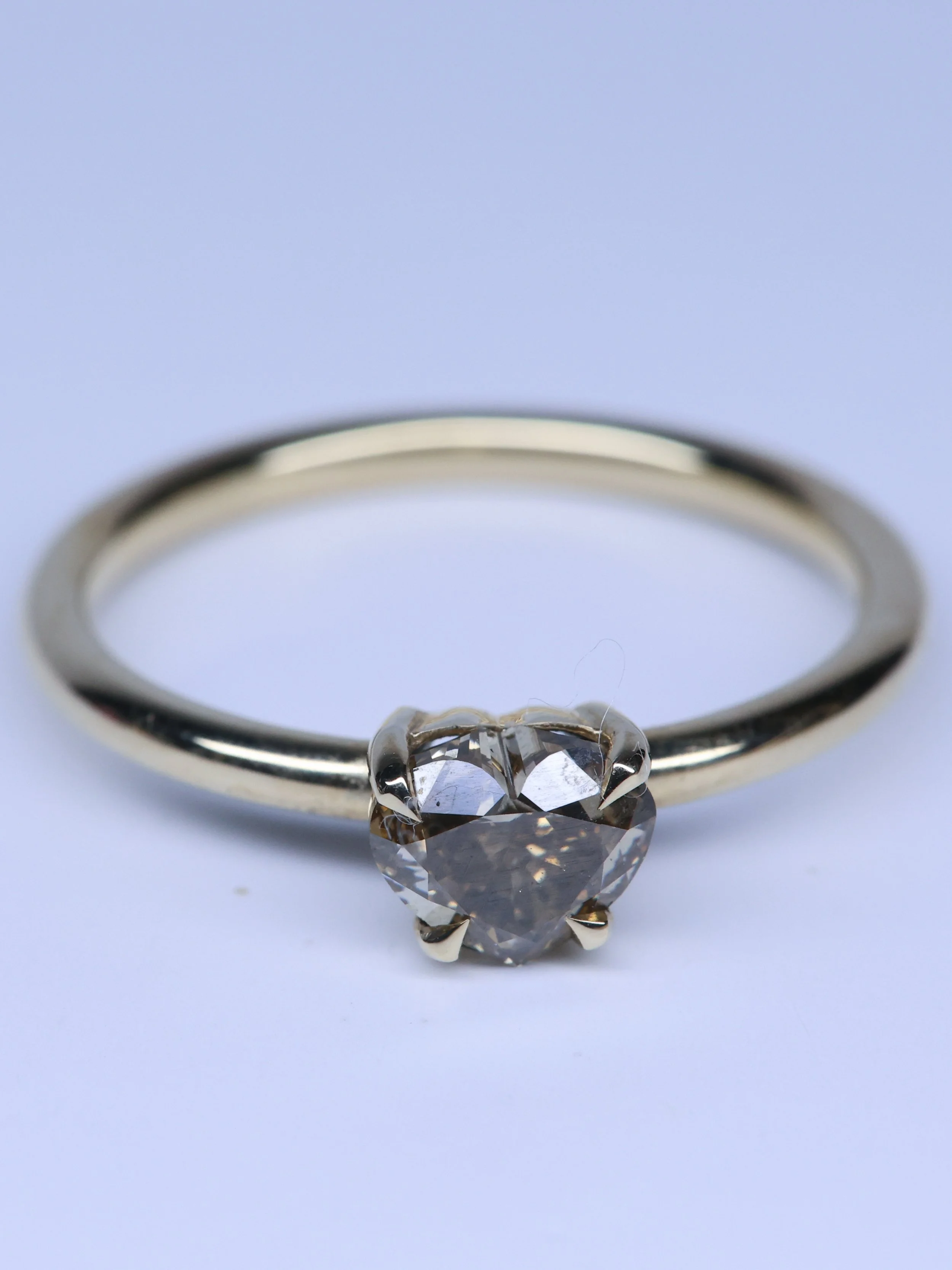 The Chocolate Diamond Sweetheart Ring