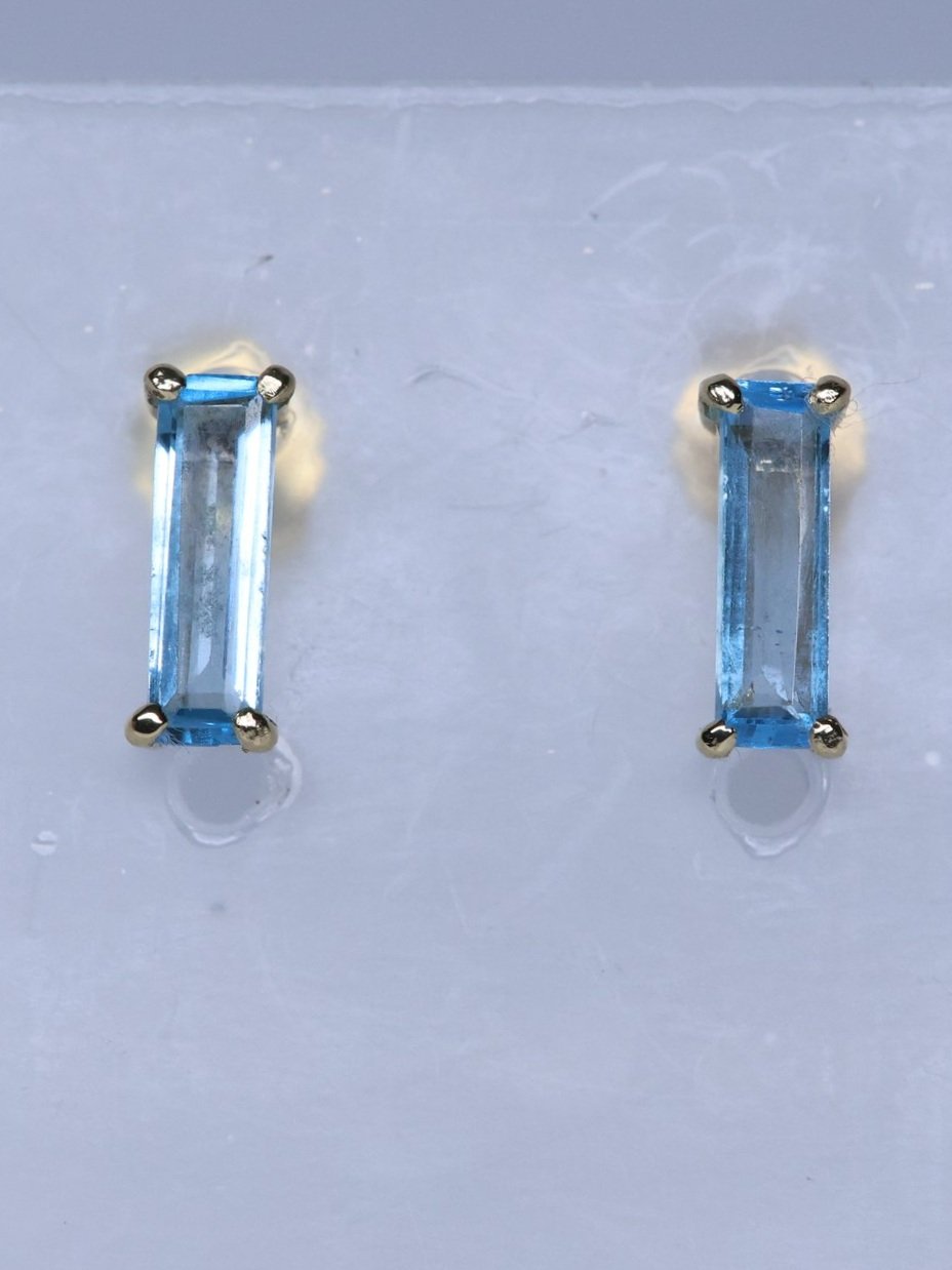 Sky Blue Topaz Earrings
