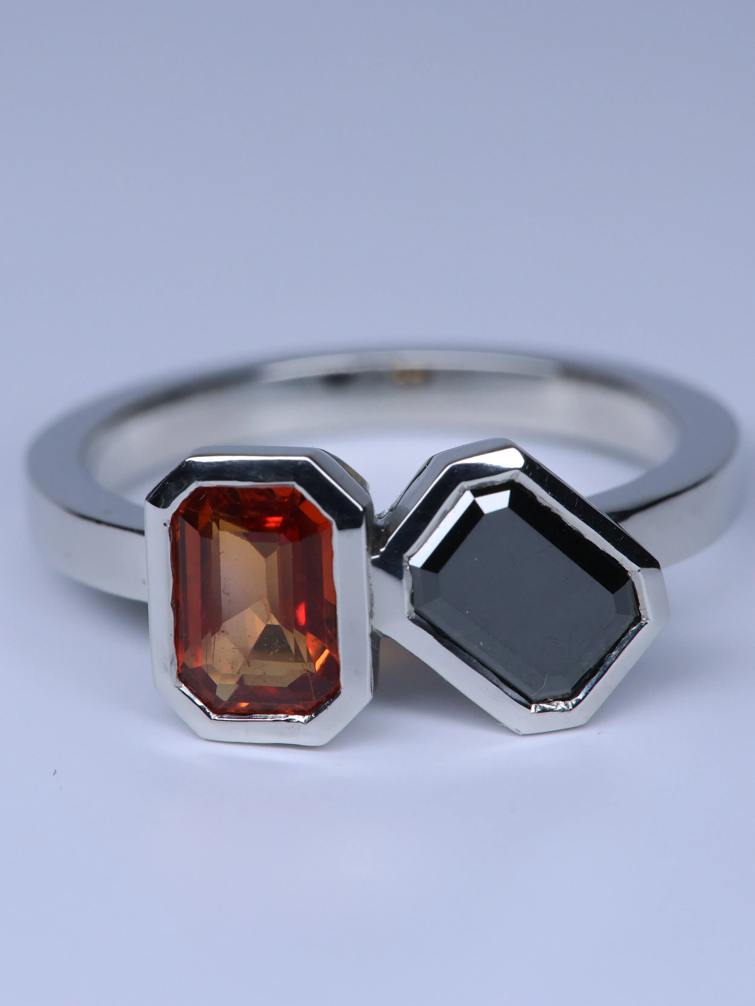 The Lando Ring  Platinum ring