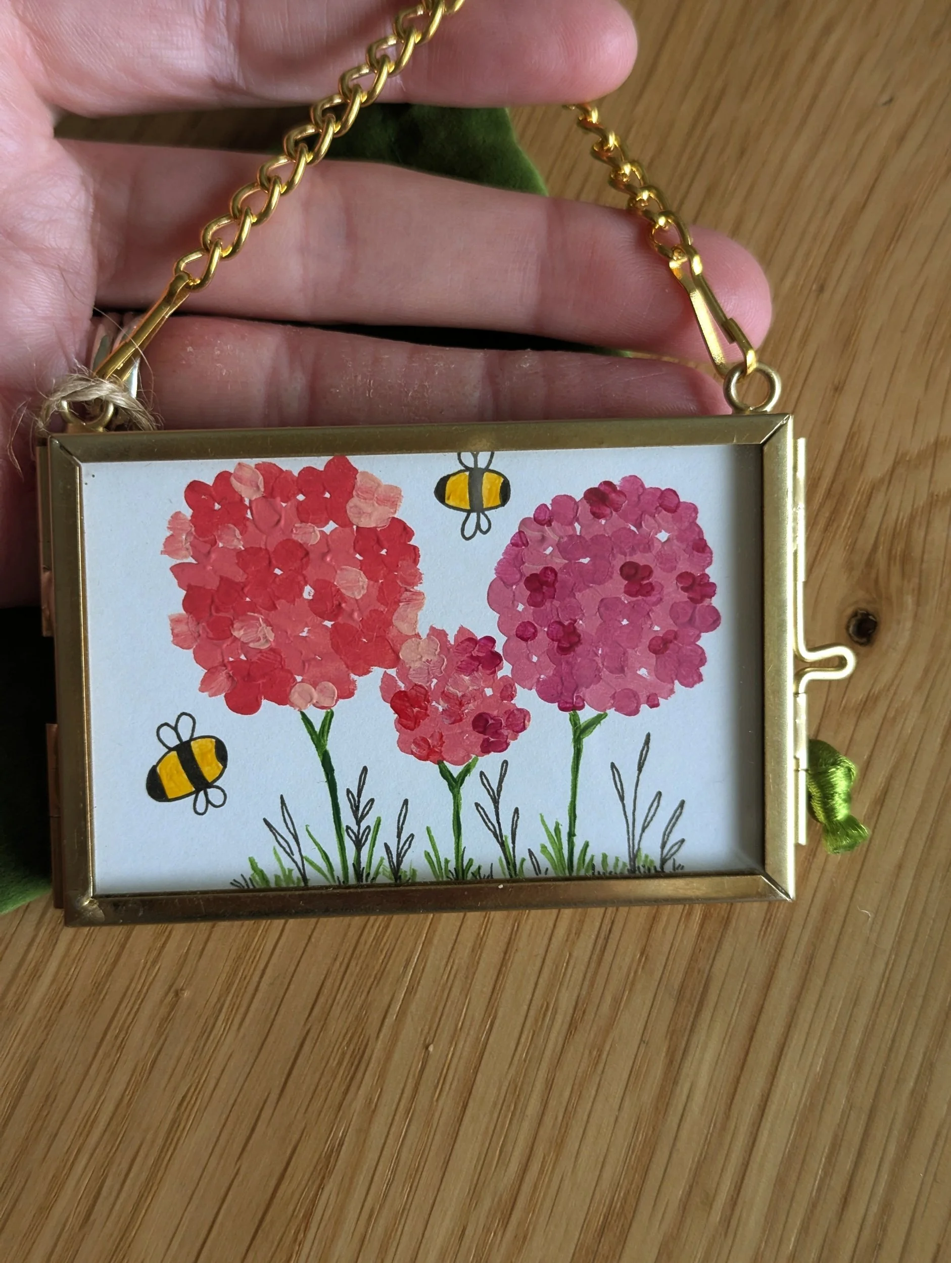 Rest and recovery original botanical bee artwork