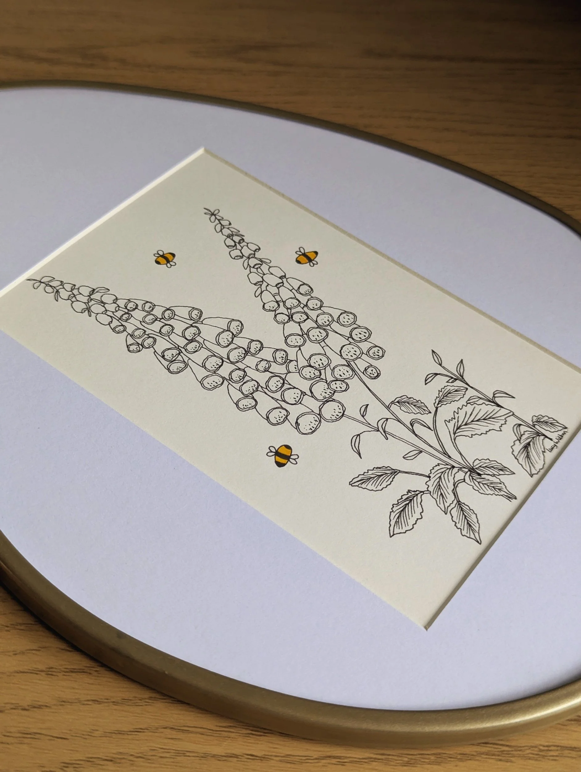 Fairy bells | Original foxglove Artwork