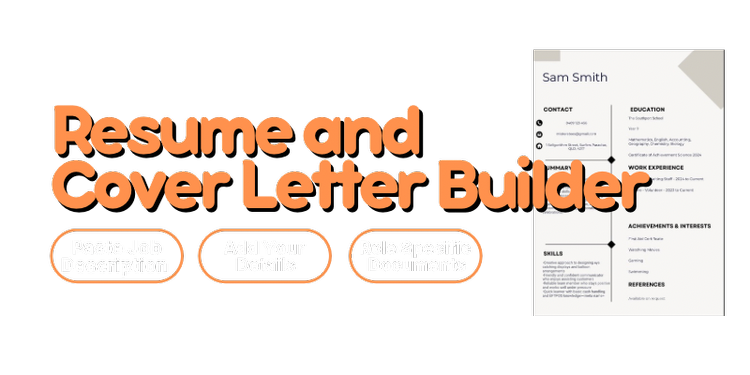 Resume and Cover Letter Builder