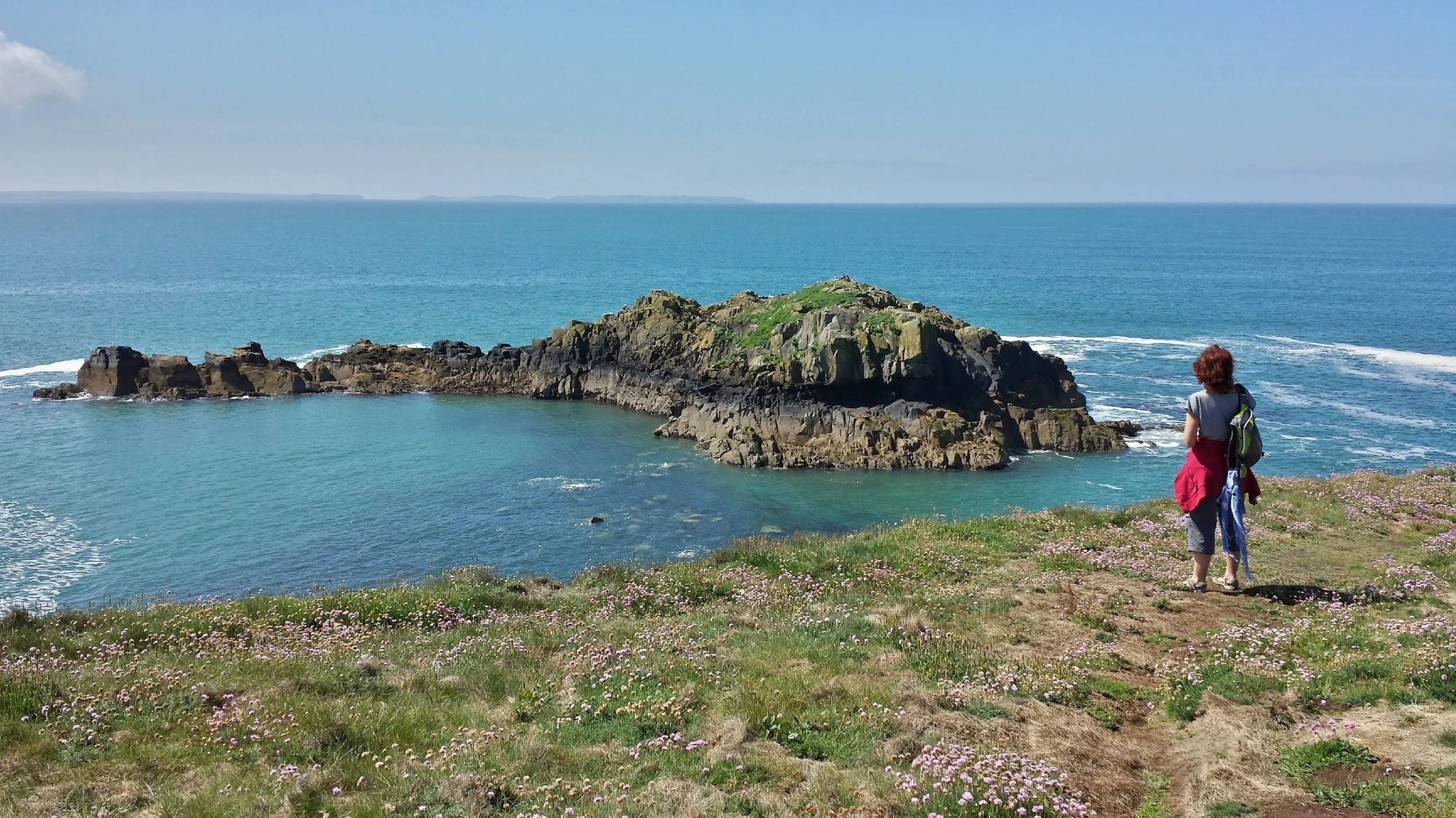 St David and the Welsh Coastal Path