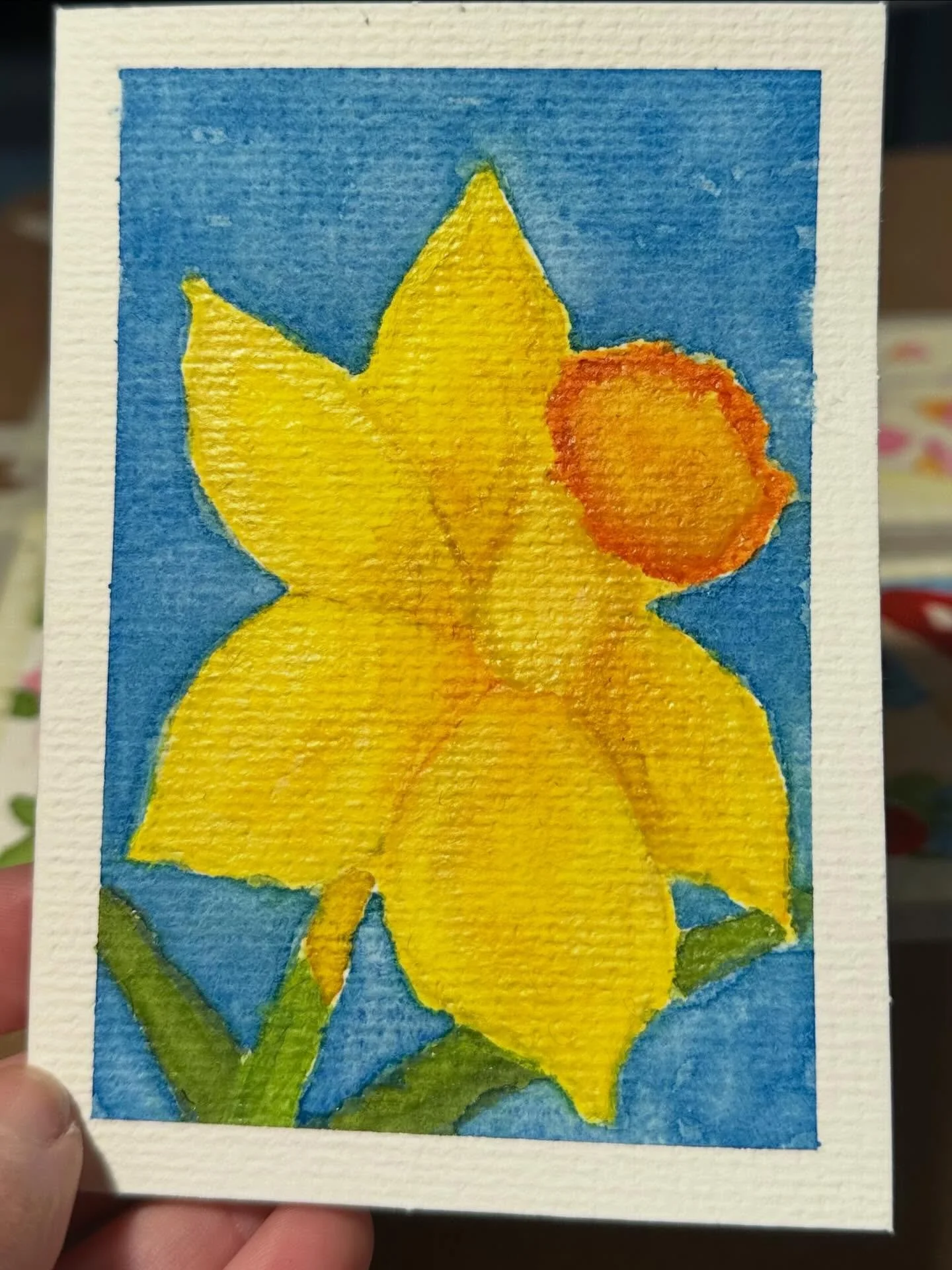Finished some more watercolour cards in prep for mothers day markets tomorrow 12.5 x 8.5cm #watercolor #watercolour #painting #flowerpainting