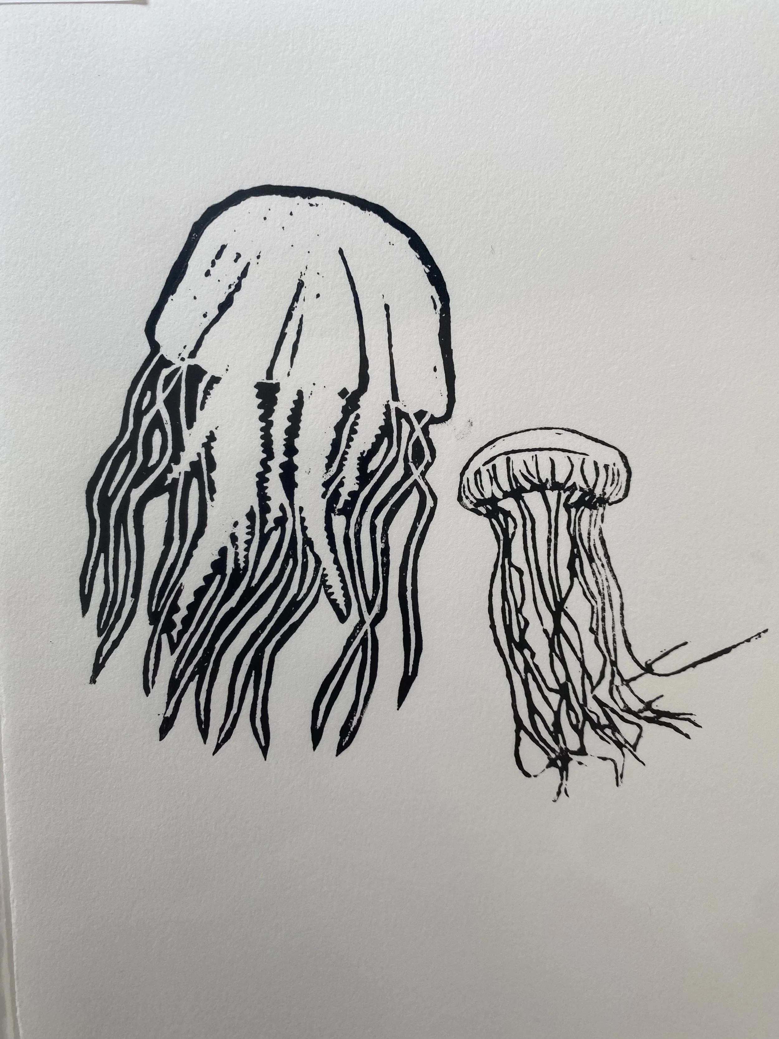 Ocean Critters - Lino