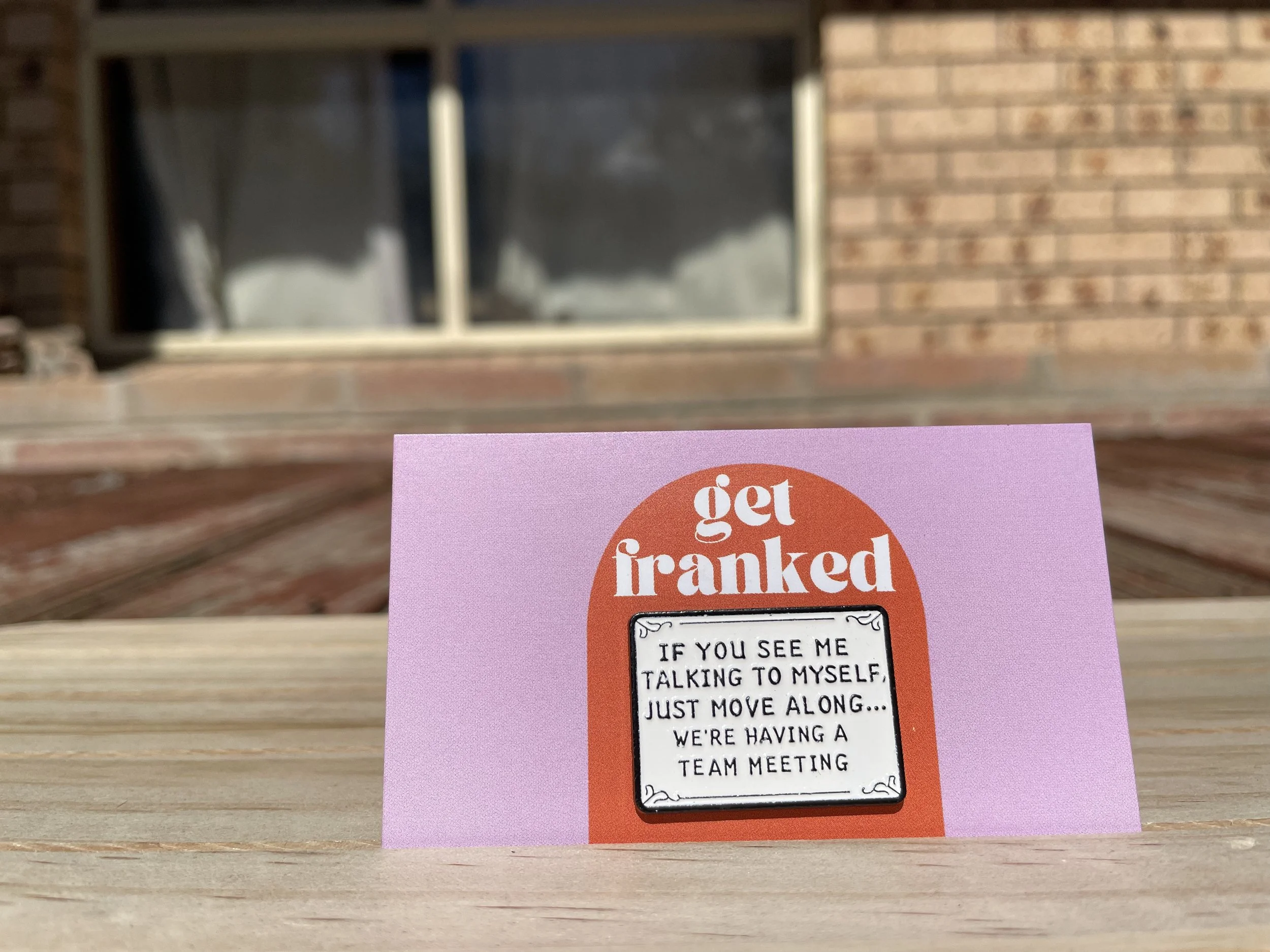 Pin: "If you see me talking to myself"