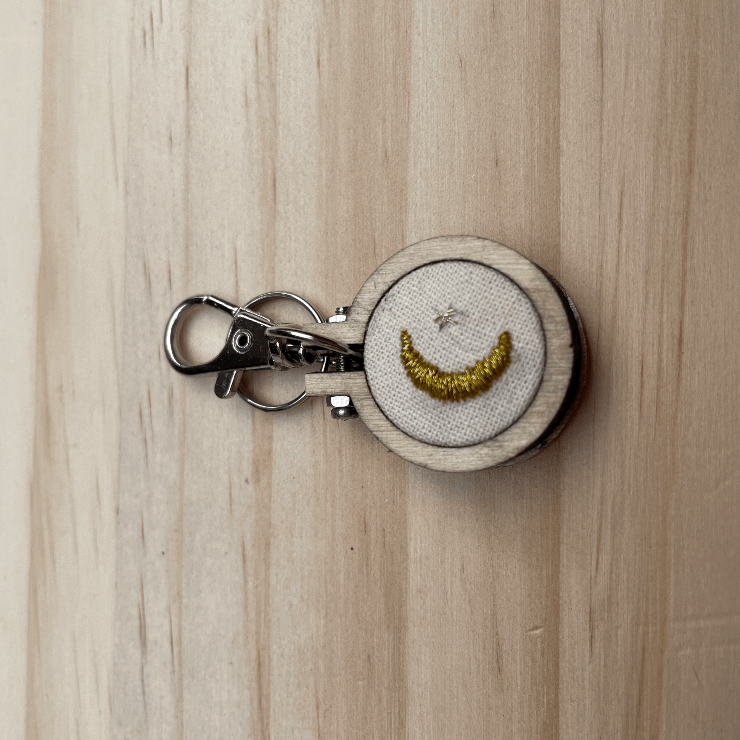 Key ring: Moon & star