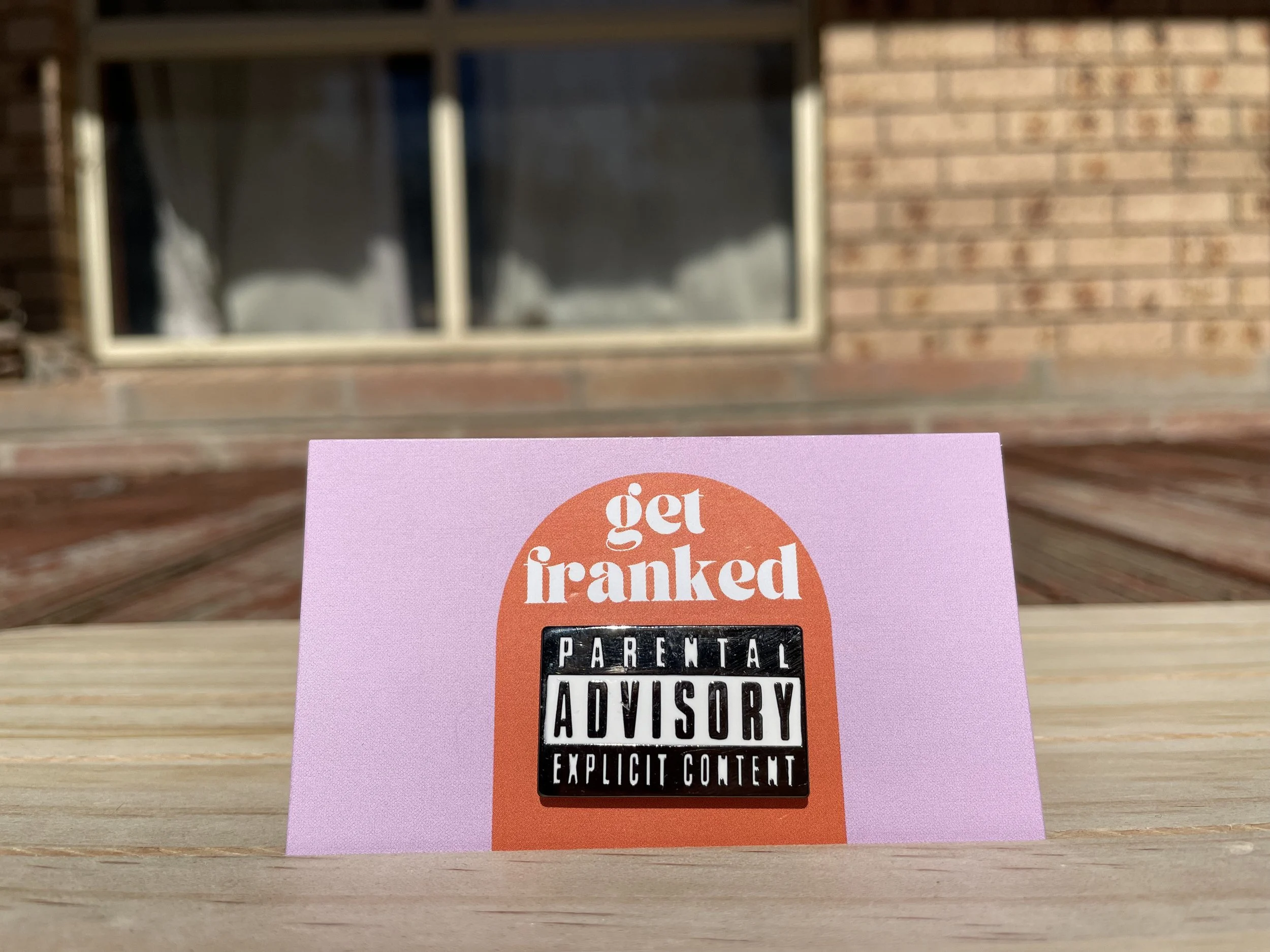 Needle minder: "Parental advisory - explicit content"