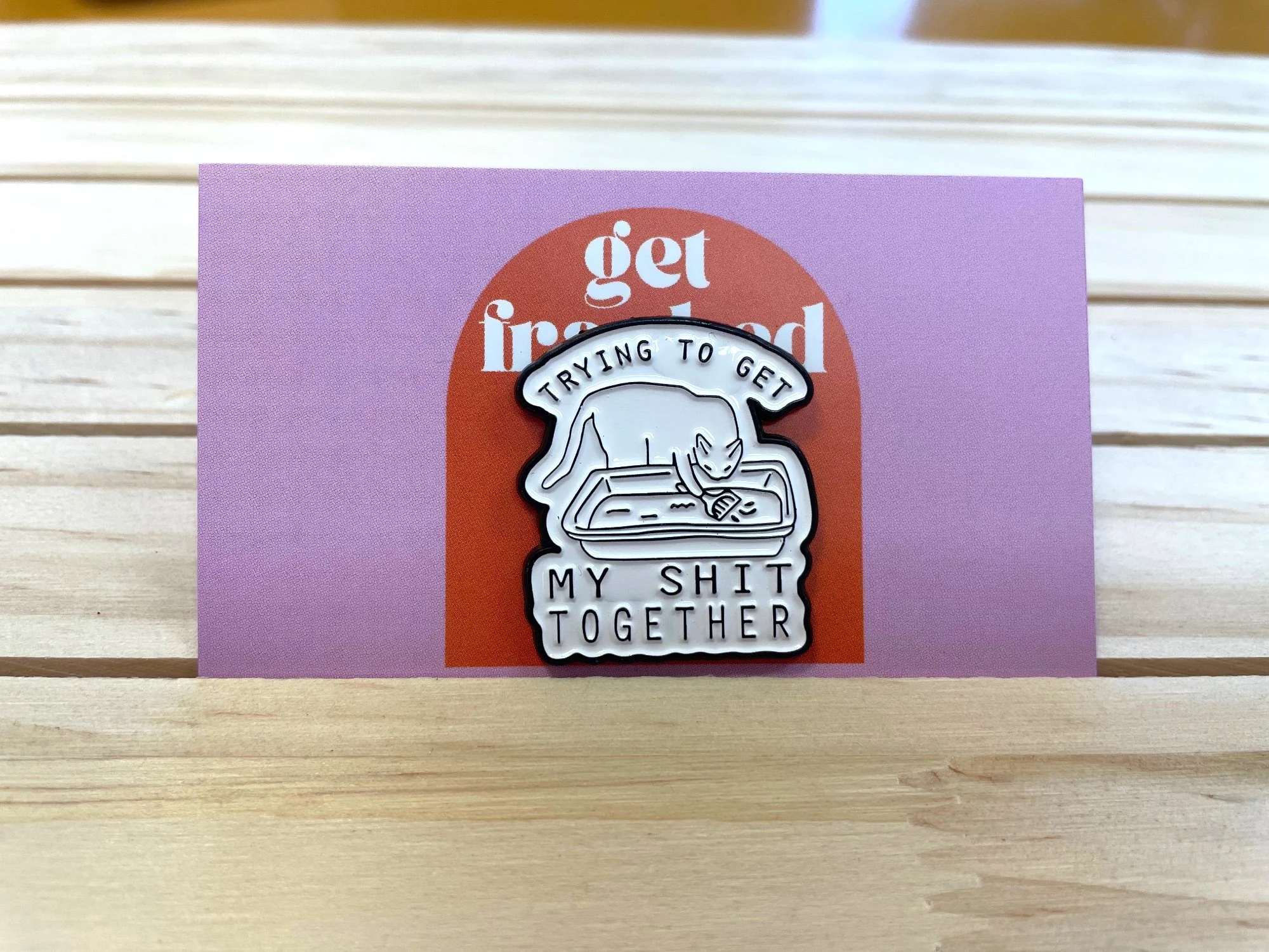 Pin: "Trying to get my shit together"